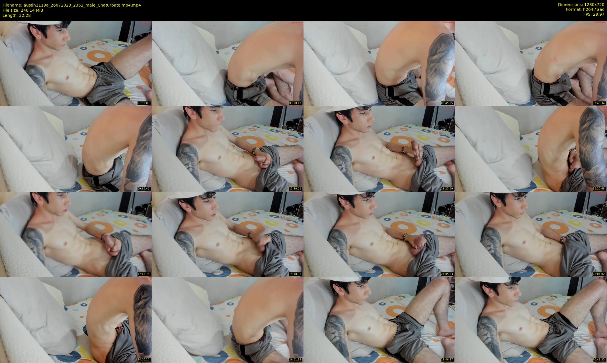 austin1119a — 33 minute Chaturbate male cam show recording, 720p, Jul 26, 2023