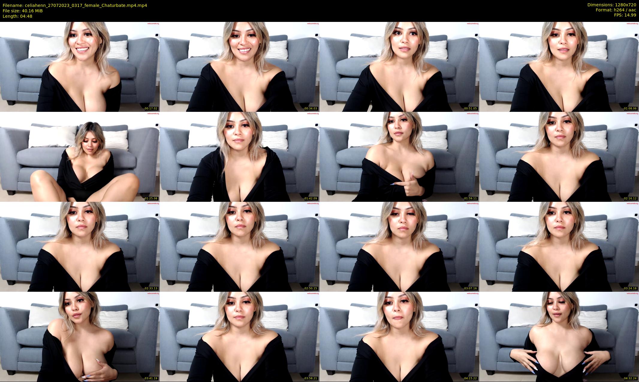 celiahenn — 5 minute Chaturbate female cam show recording, 720p, Jul 27, 2023