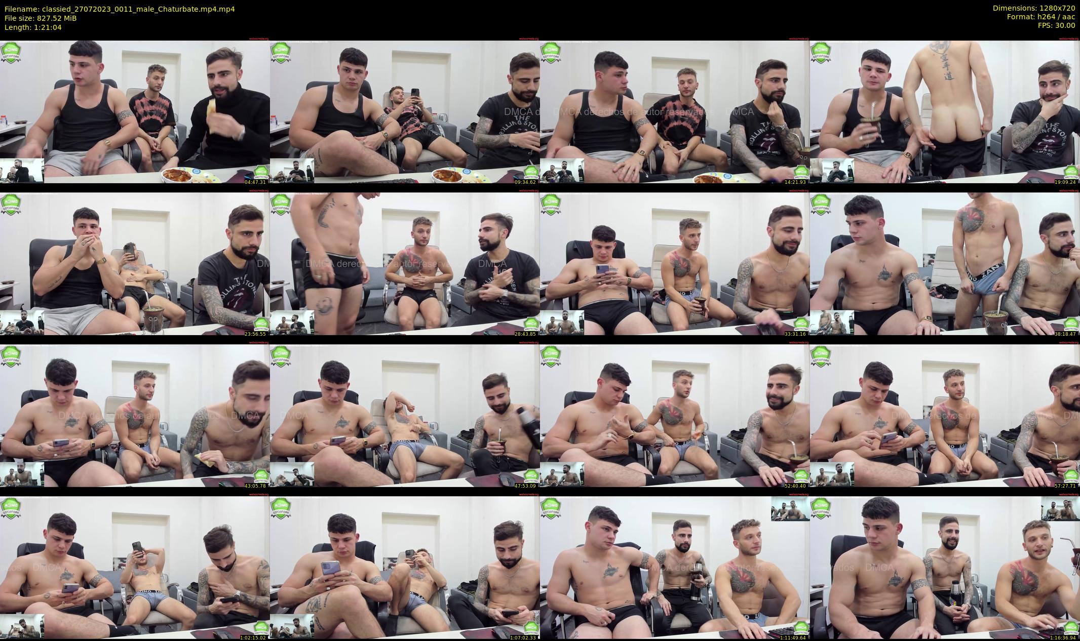 classied — 82 minute Chaturbate male cam show recording, 720p, Jul 27, 2023