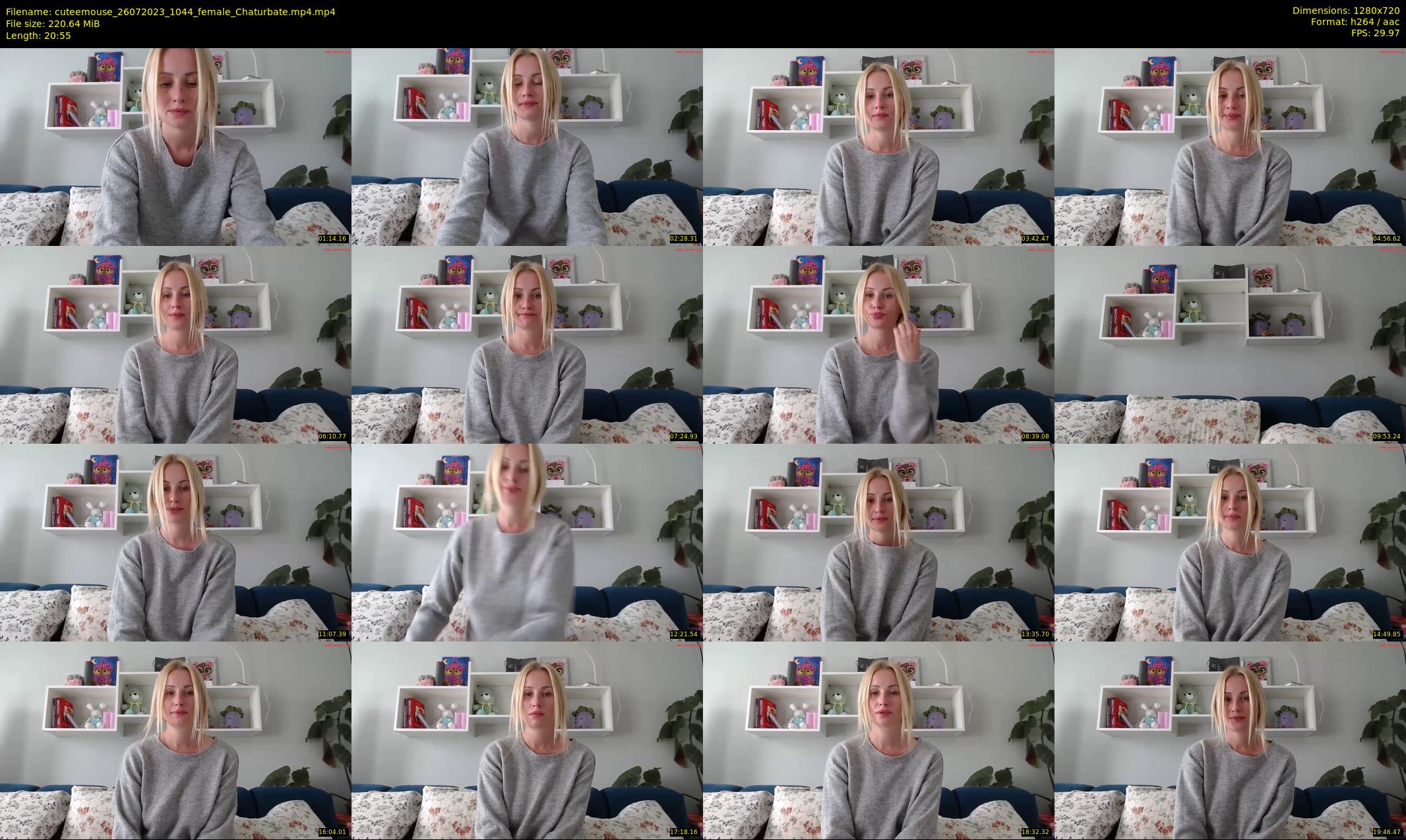 cuteemouse — 21 minute Chaturbate female cam show recording, 720p, Jul 26, 2023