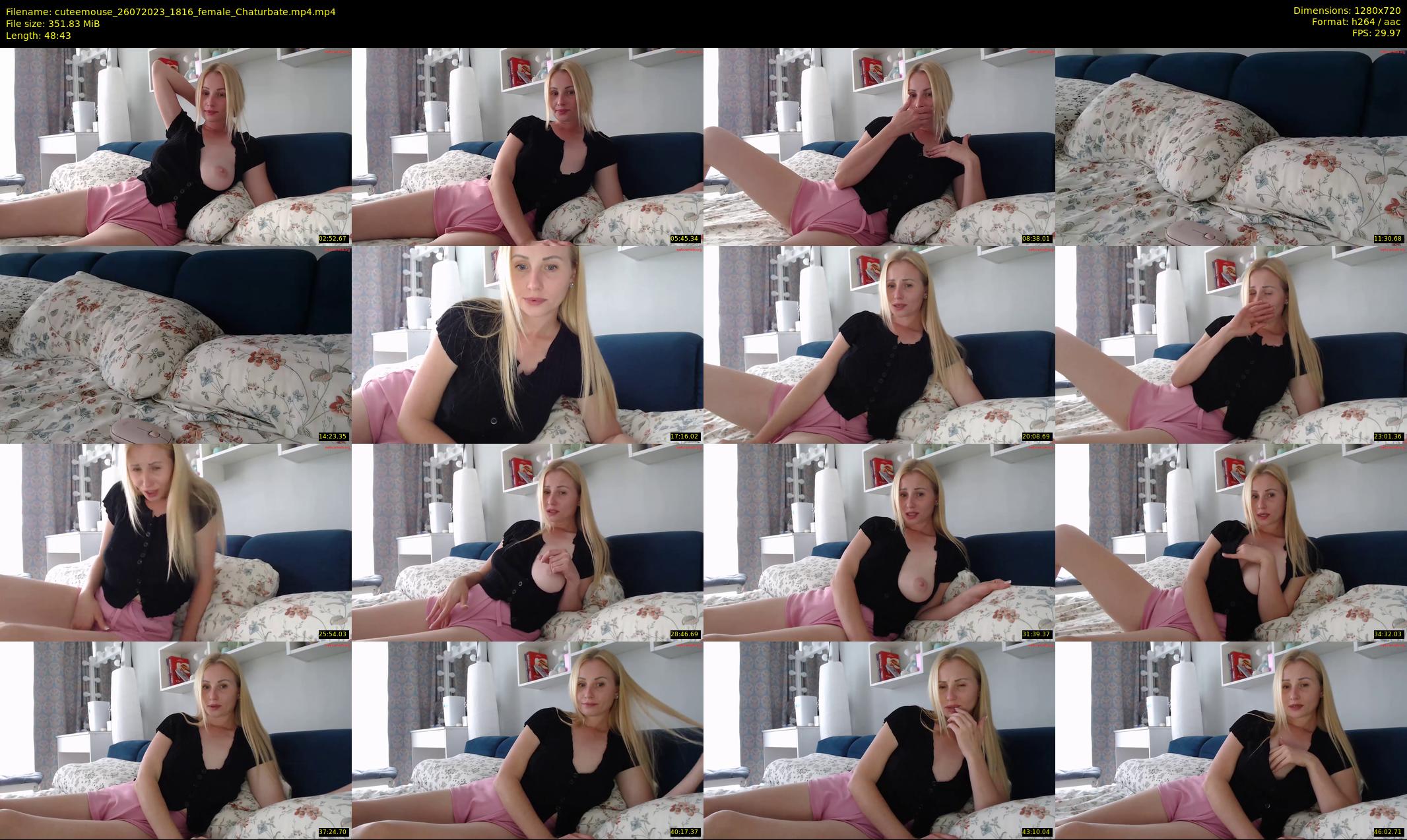 cuteemouse — 49 minute Chaturbate female cam show recording, 720p, Jul 26, 2023