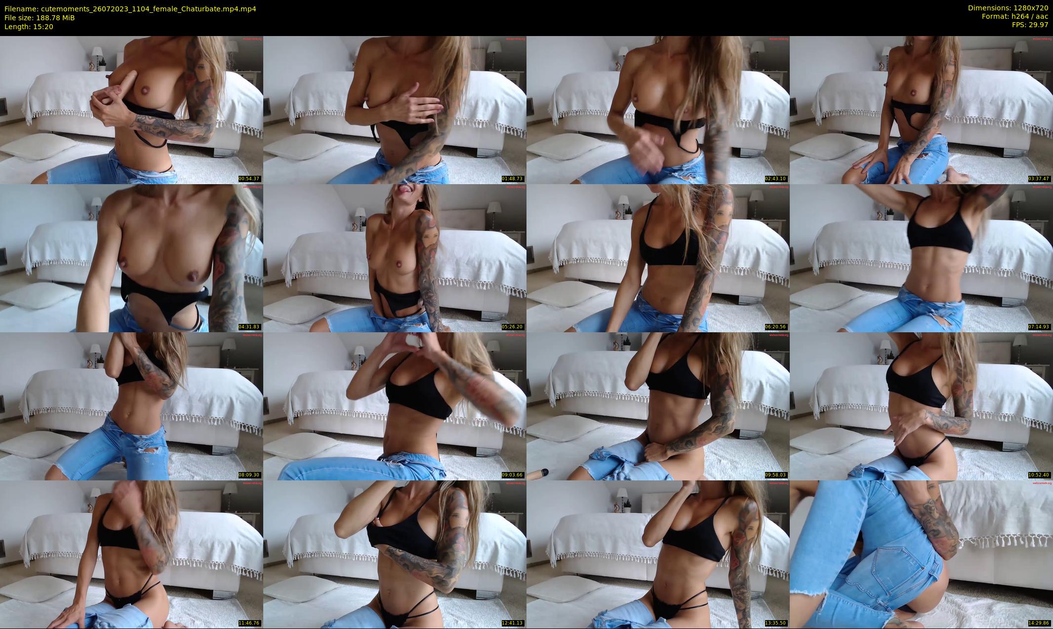 cutemoments — 16 minute Chaturbate female cam show recording, 720p, Jul 26, 2023
