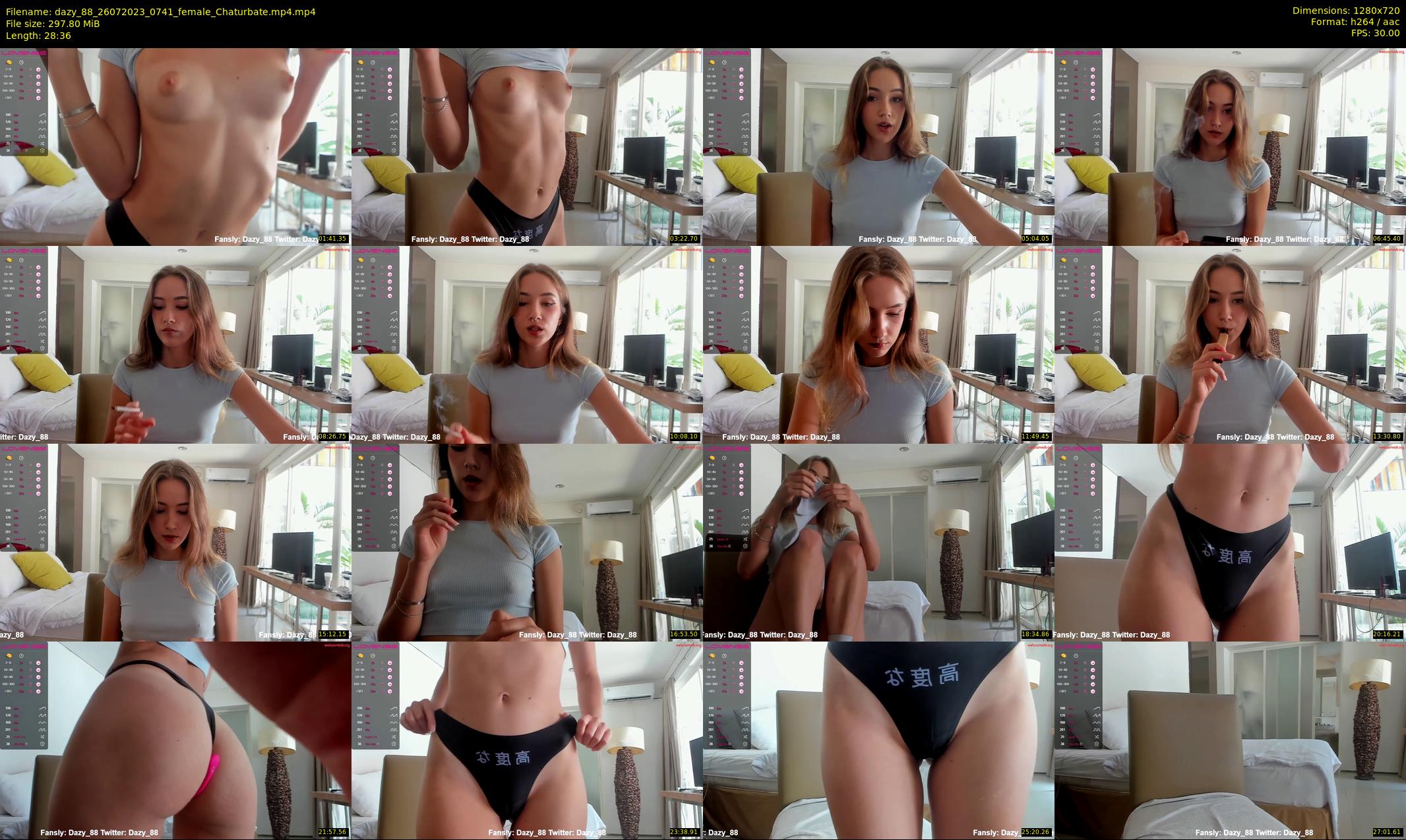 dazy_88 — 29 minute Chaturbate female cam show recording, 720p, Jul 26, 2023
