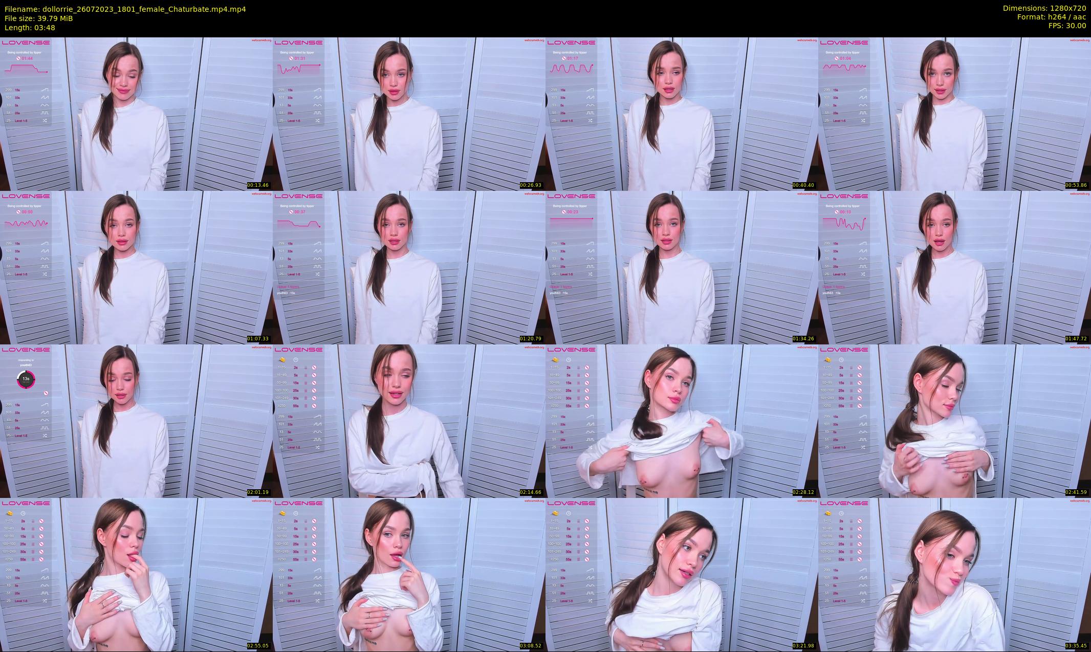 dollorrie — 4 minute Chaturbate couple cam show recording, 720p, Jul 26, 2023