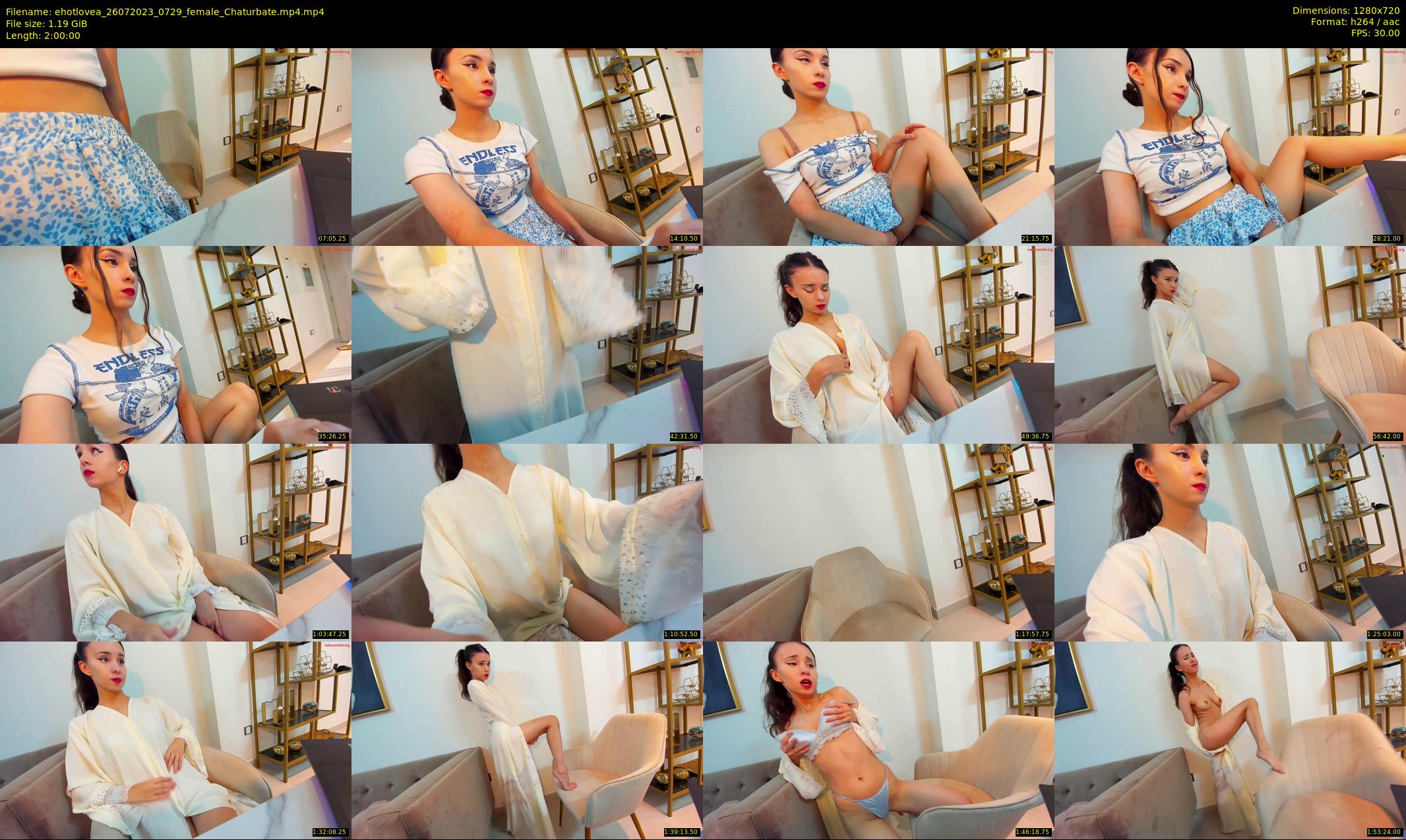 ehotlovea — 120 minute Chaturbate female cam show recording, 720p, Jul 26, 2023