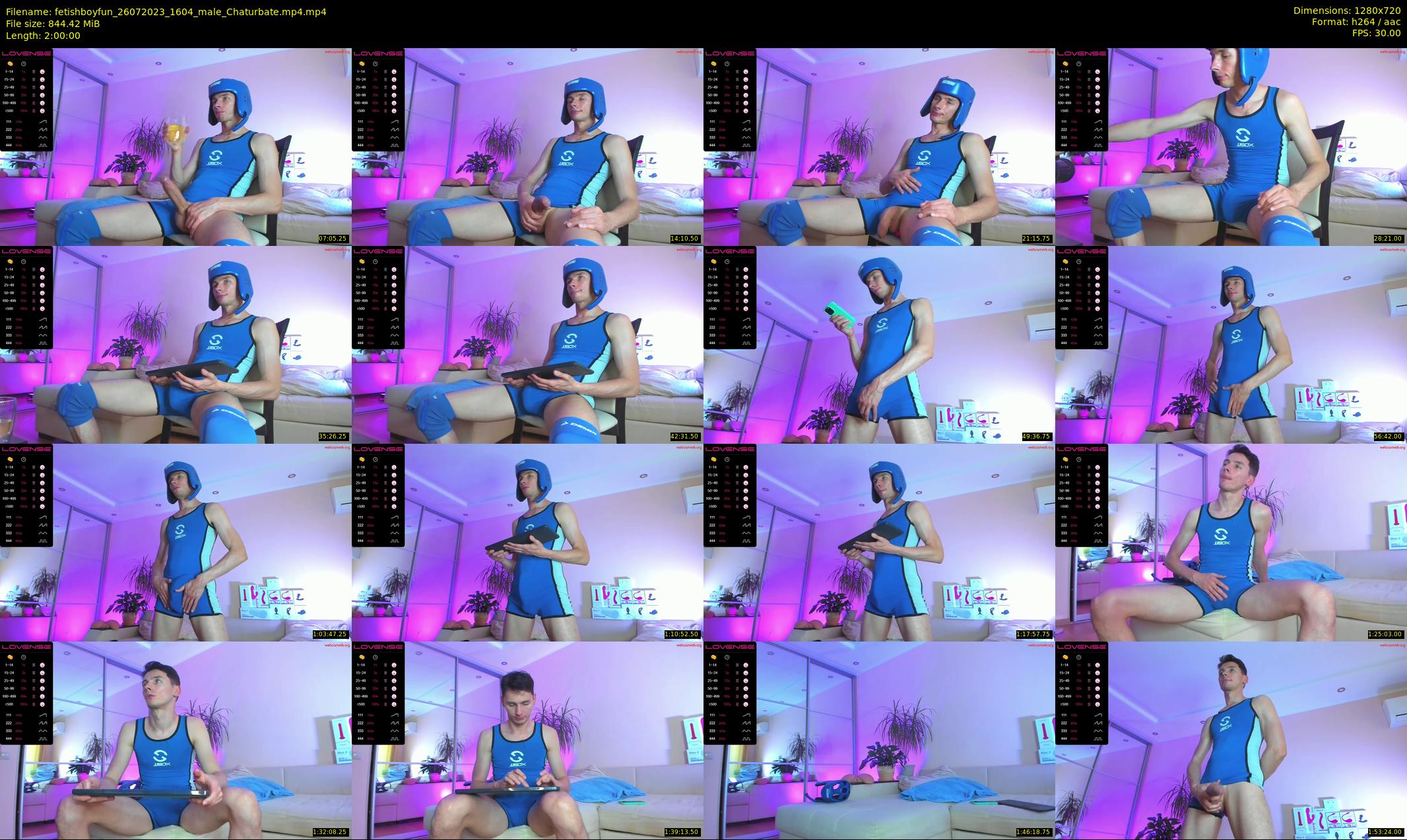 fetishboyfun — 120 minute Chaturbate male cam show recording, 720p, Jul 26, 2023