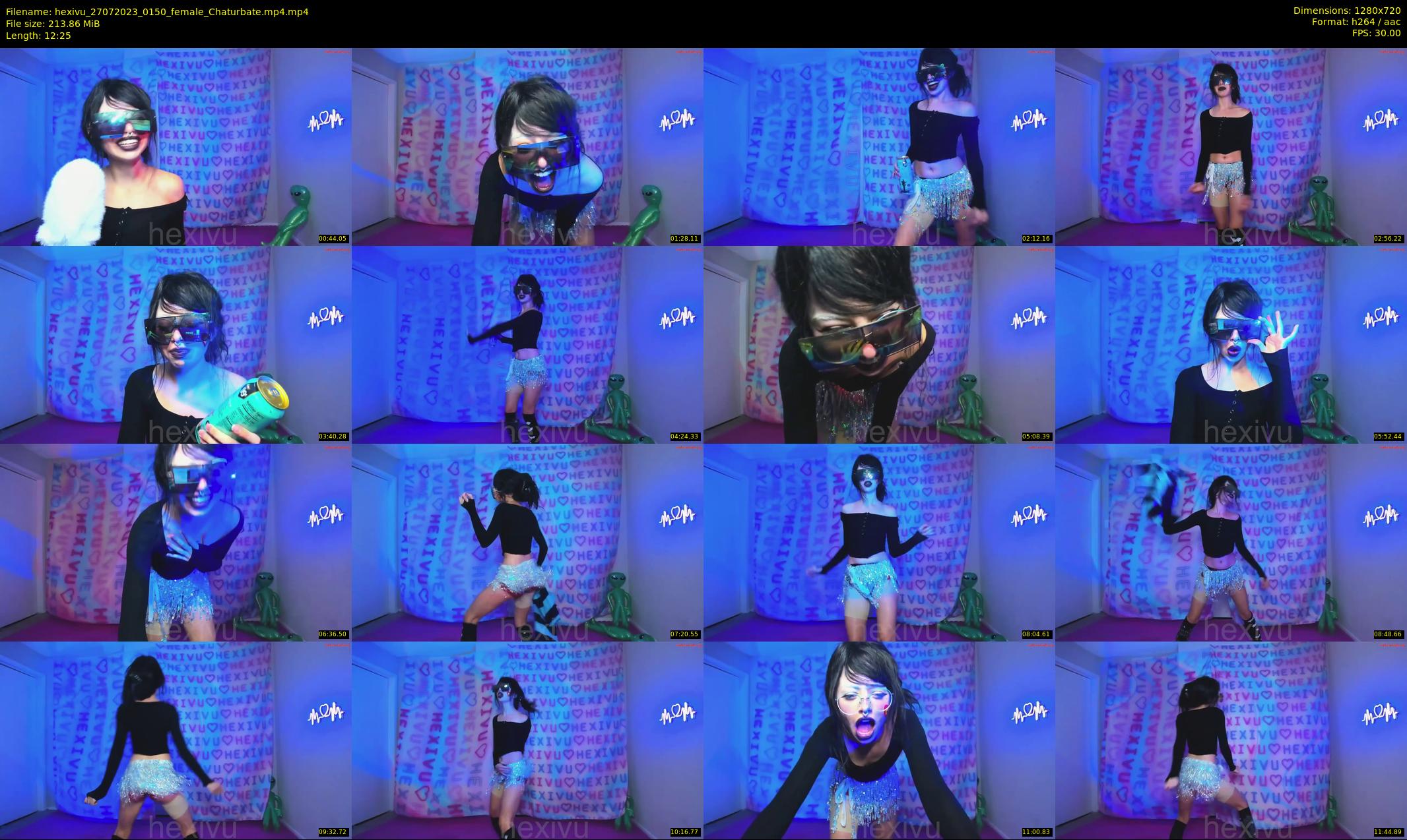 hexivu — 13 minute Chaturbate female cam show recording, 720p, Jul 27, 2023