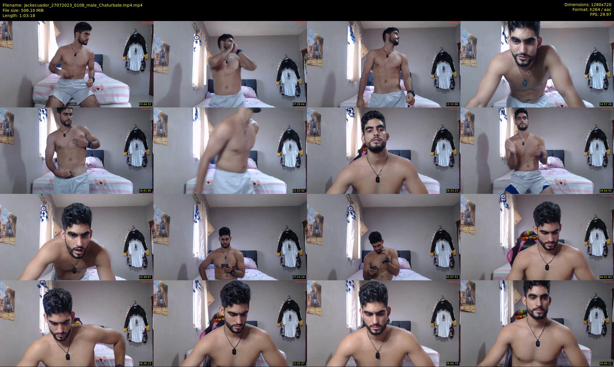 jackecuador — 64 minute Chaturbate male cam show recording, 720p, Jul 27, 2023