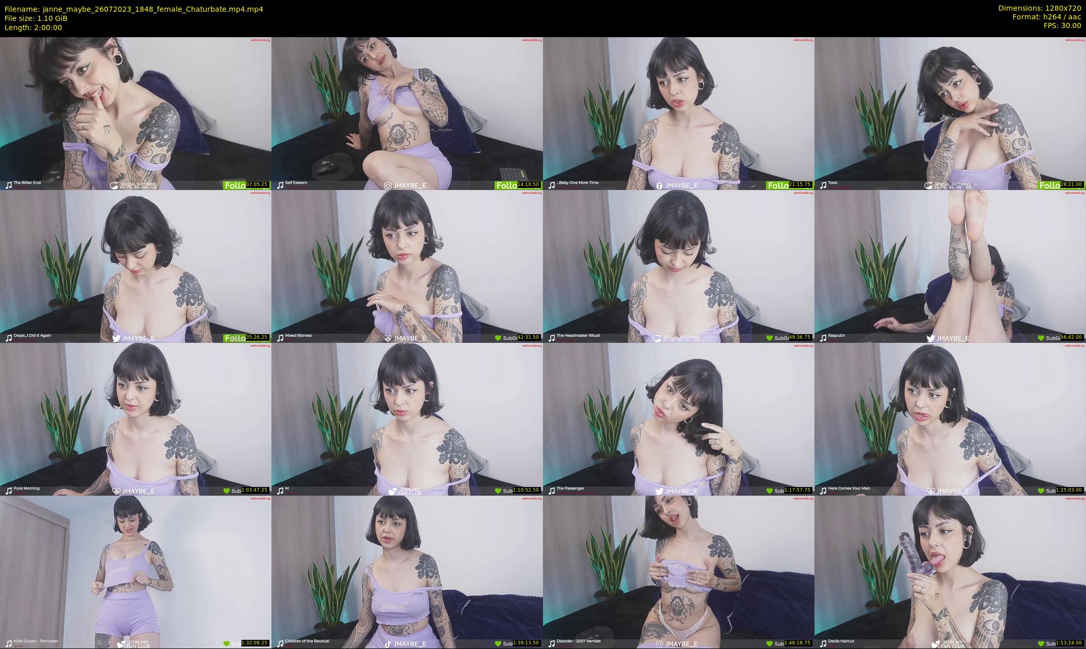 janne_maybe — 120 minute Chaturbate female cam show recording, 720p, Jul 26, 2023