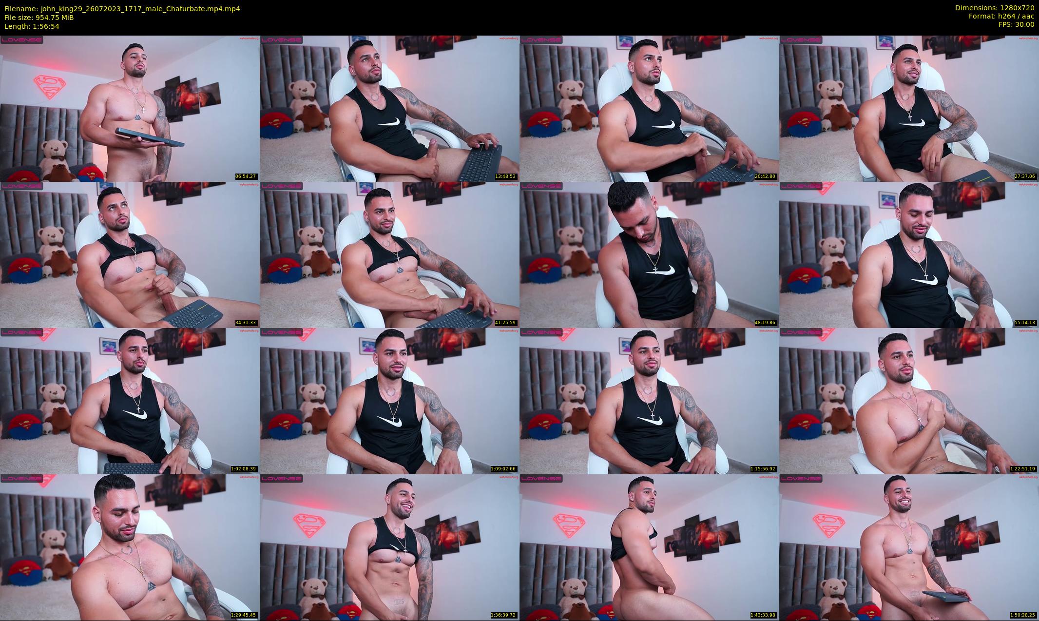 john_king29 — 117 minute Chaturbate male cam show recording, 720p, Jul 26, 2023