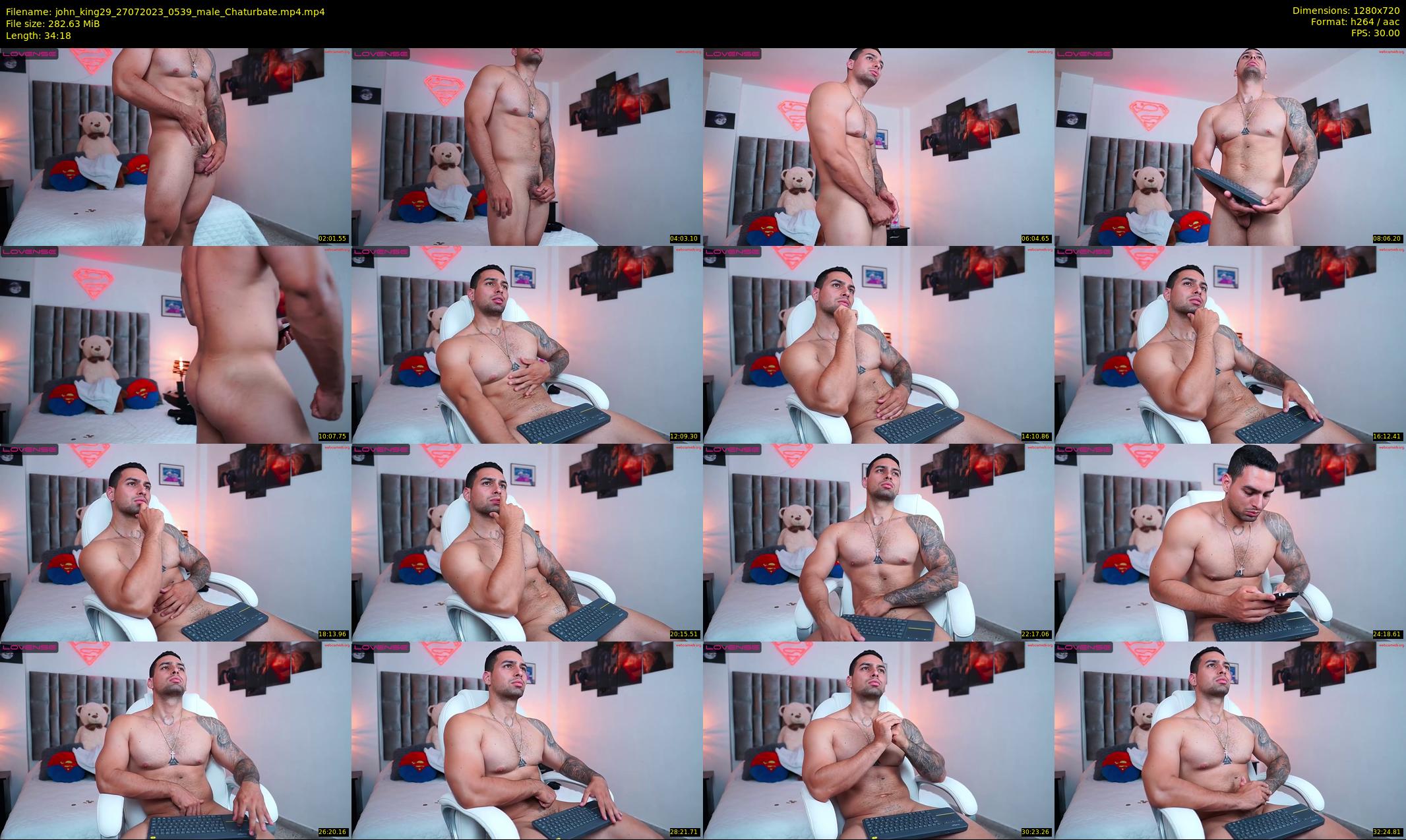john_king29 — 35 minute Chaturbate male cam show recording, 720p, Jul 27, 2023