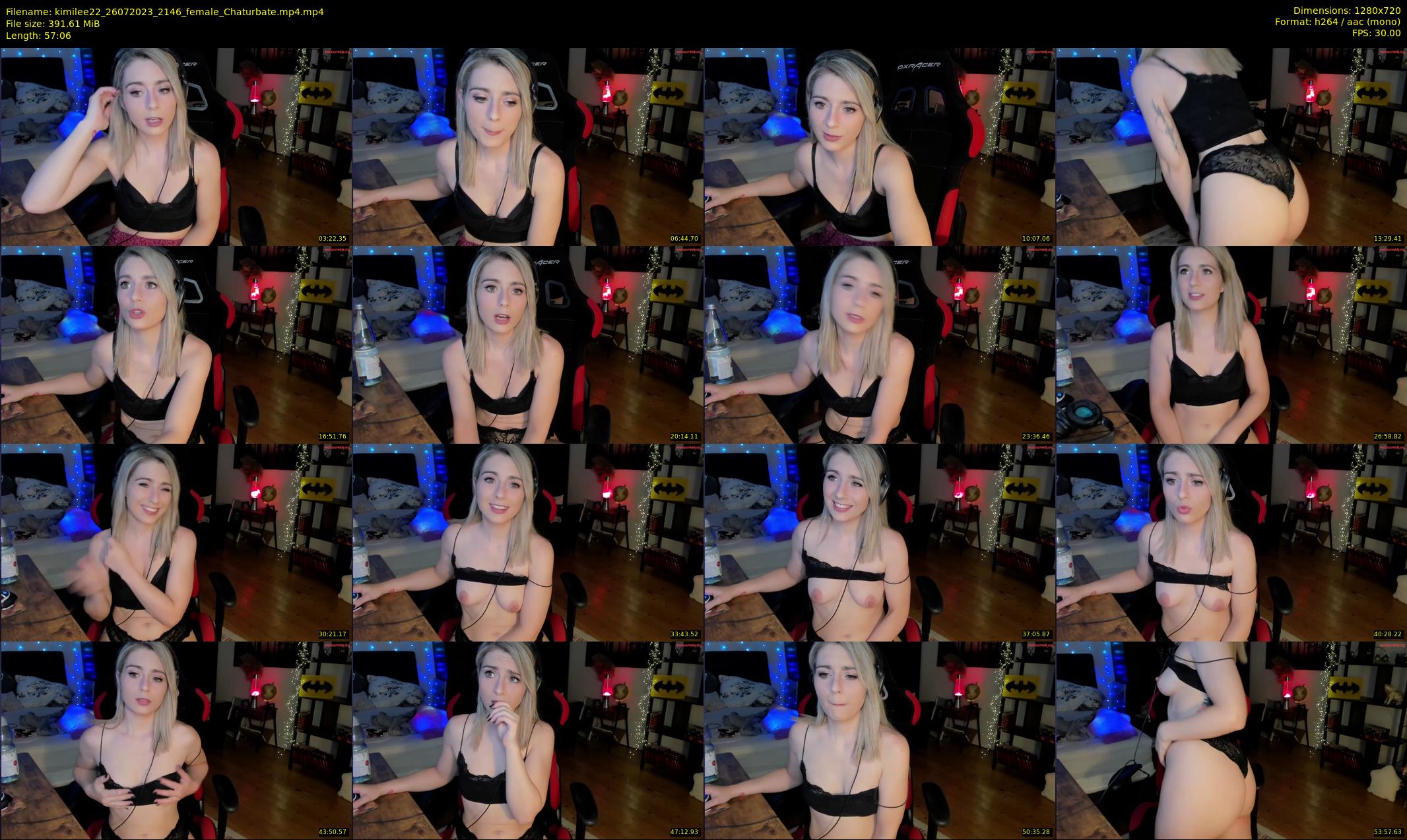 kimilee22 — 58 minute Chaturbate female cam show recording, 720p, Jul 26, 2023