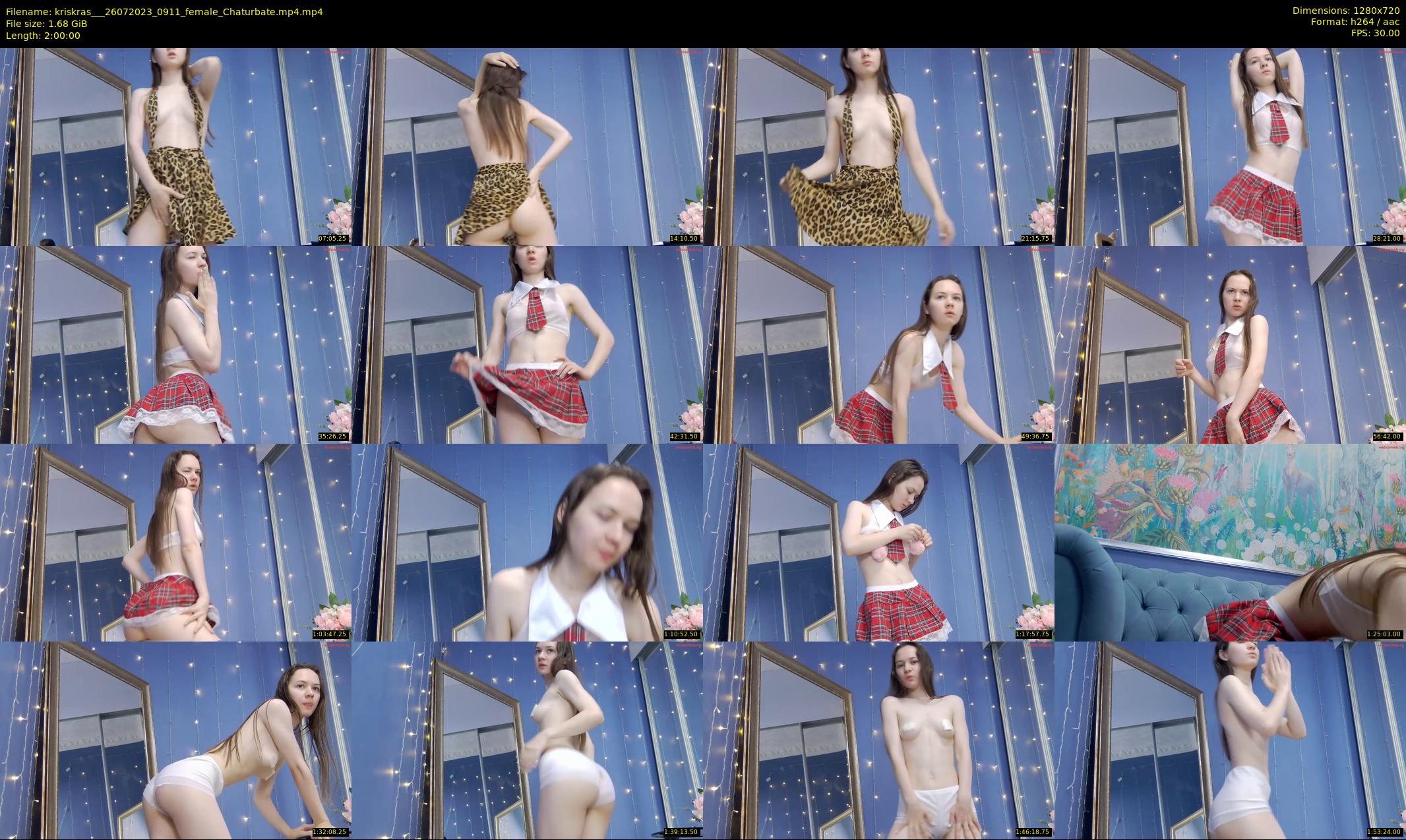 kriskras__ — 120 minute Chaturbate female cam show recording, 720p, Jul 26, 2023