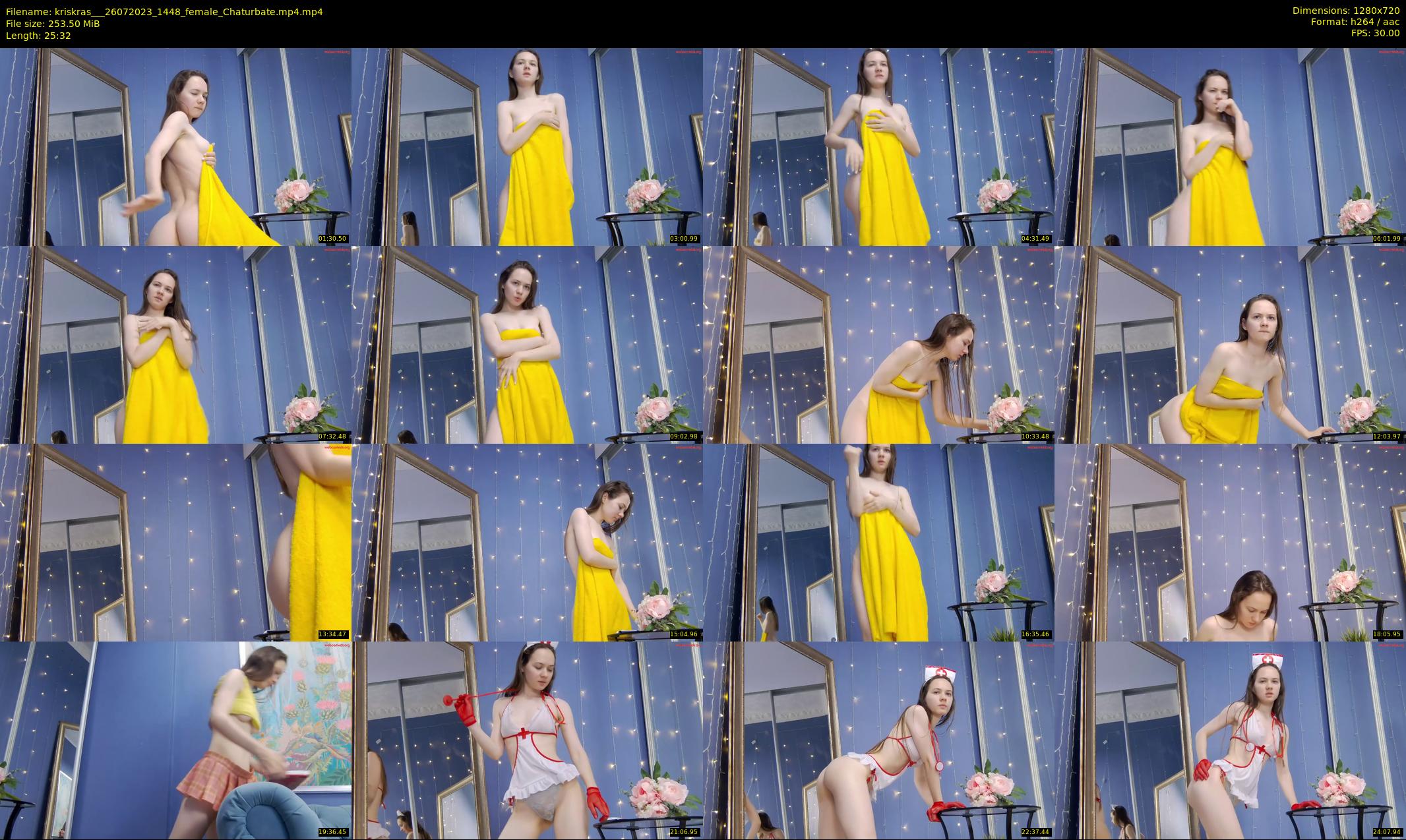 kriskras__ — 26 minute Chaturbate female cam show recording, 720p, Jul 26, 2023