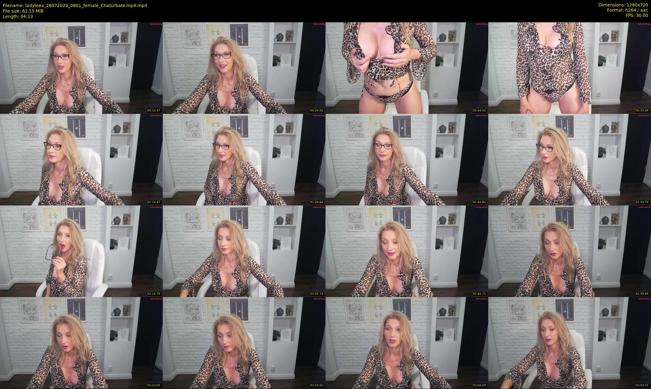 ladyleea — 5 minute Chaturbate female cam show recording, 720p, Jul 26, 2023