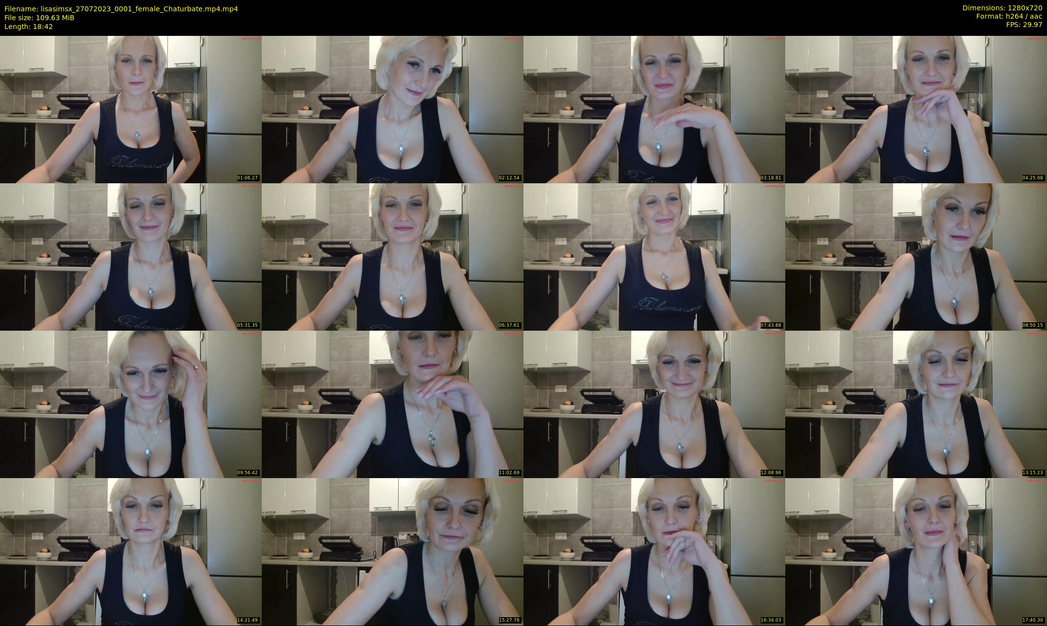 lisasimsx — 19 minute Chaturbate female cam show recording, 720p, Jul 27, 2023