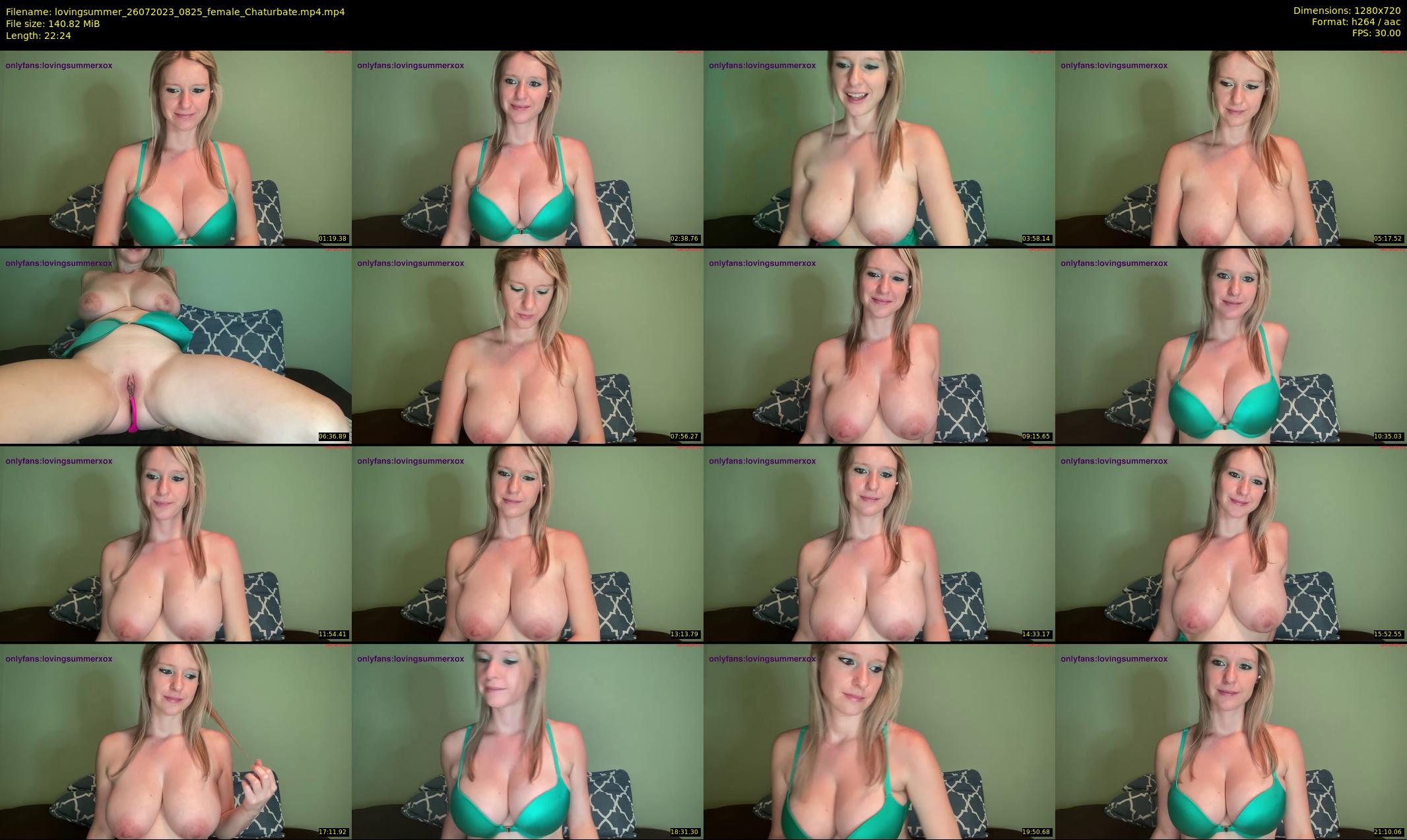 lovingsummer — 23 minute Chaturbate female cam show recording, 720p, Jul 26, 2023