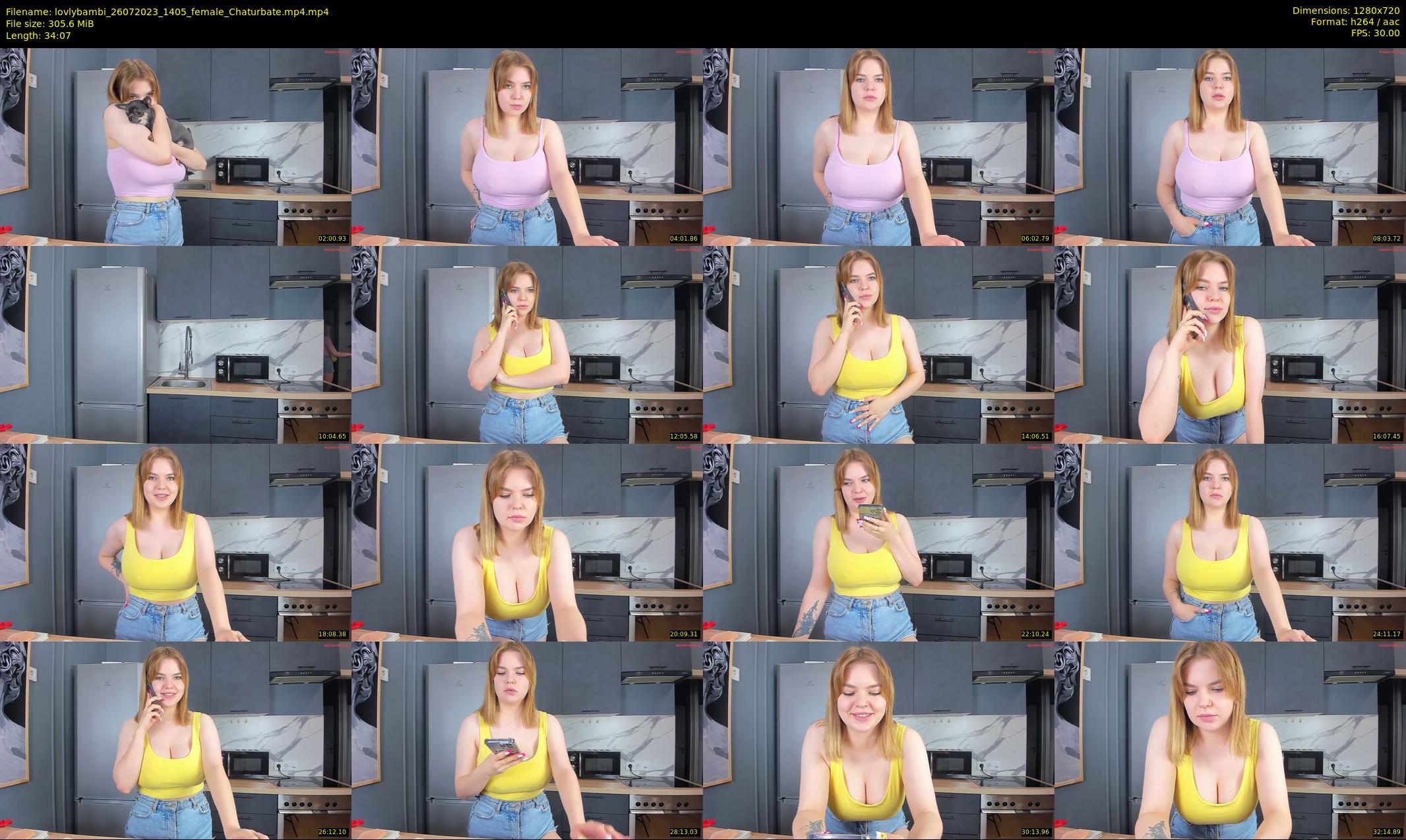 lovlybambi — 35 minute Chaturbate female cam show recording, 720p, Jul 26, 2023