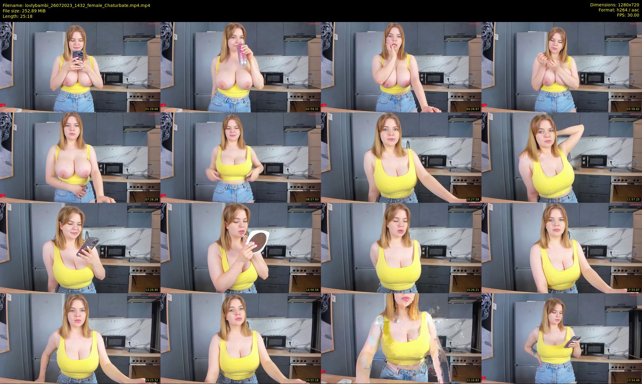 lovlybambi — 26 minute Chaturbate female cam show recording, 720p, Jul 26, 2023