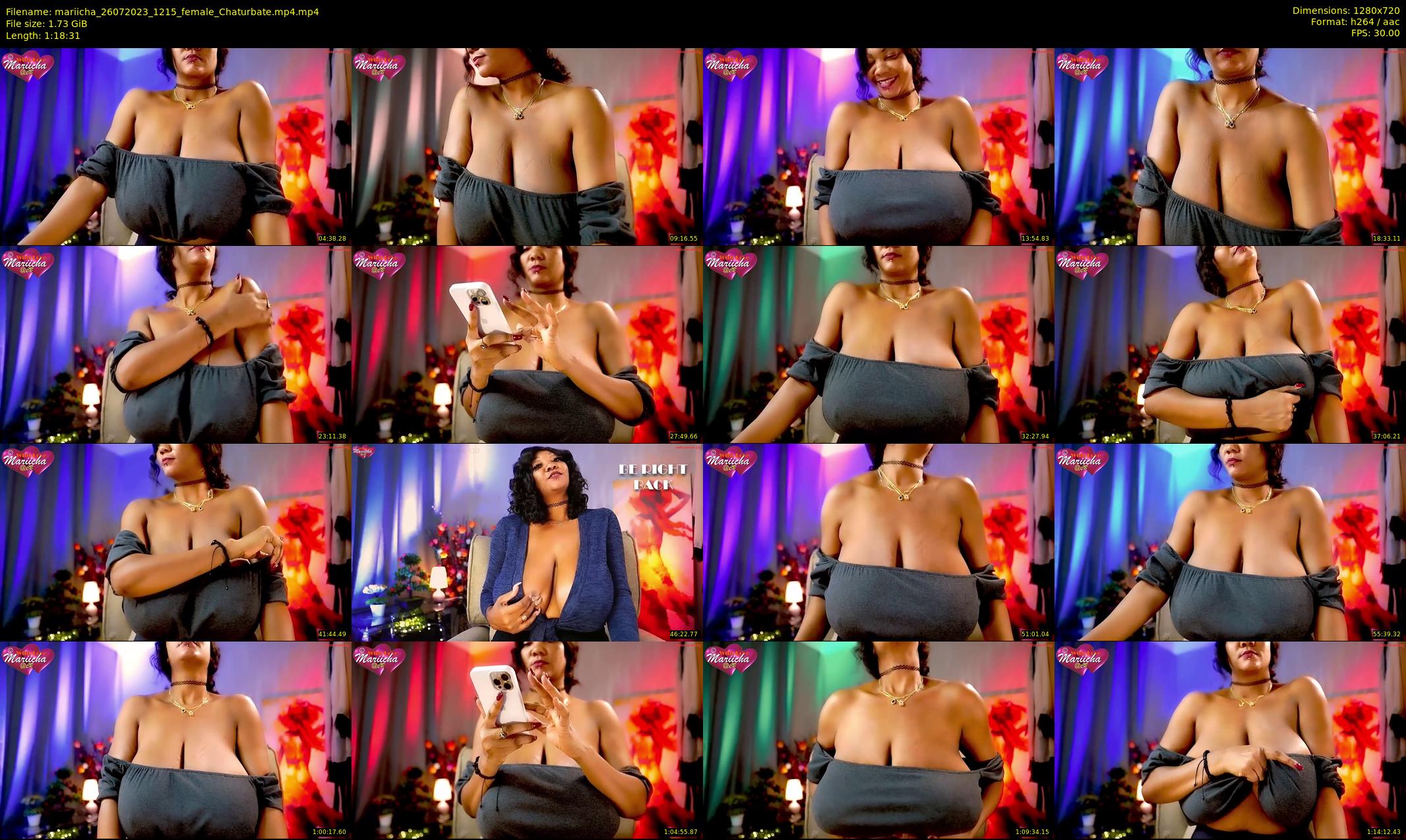 mariicha — 79 minute Chaturbate female cam show recording, 720p, Jul 26, 2023