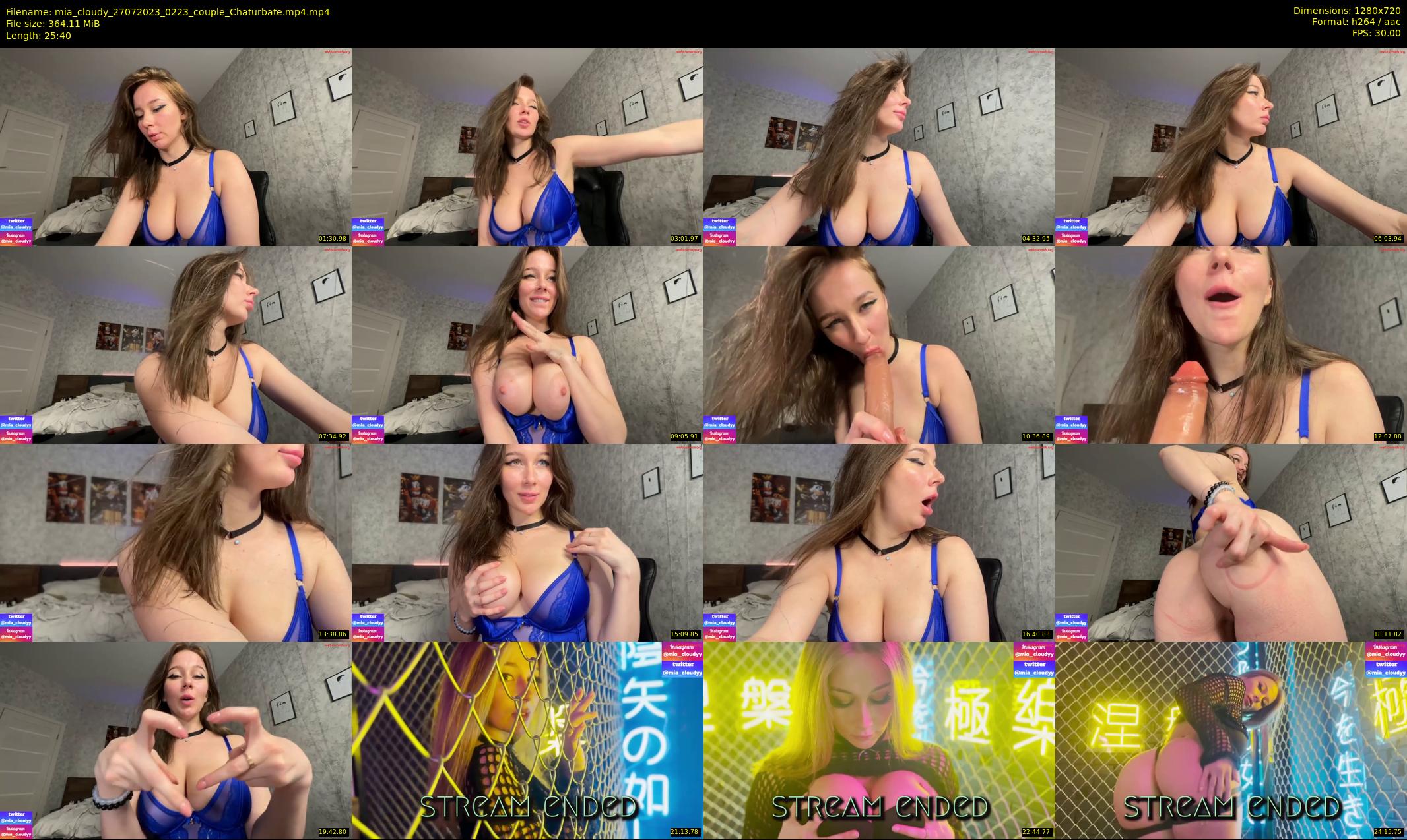 mia_cloudy — 26 minute Chaturbate female cam show recording, 720p, Jul 27, 2023