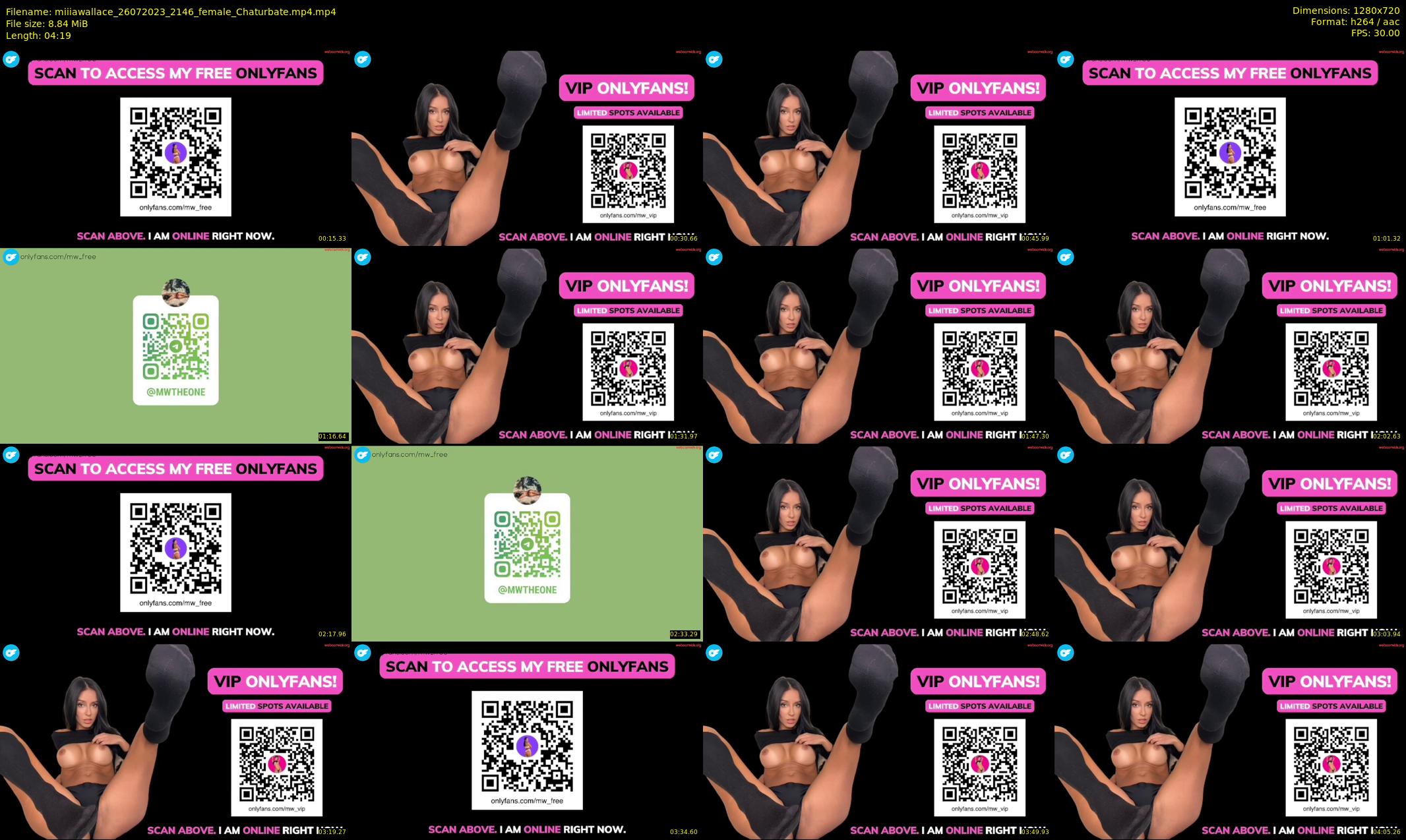 miiiawallace — 5 minute Chaturbate female cam show recording, 720p, Jul 26, 2023