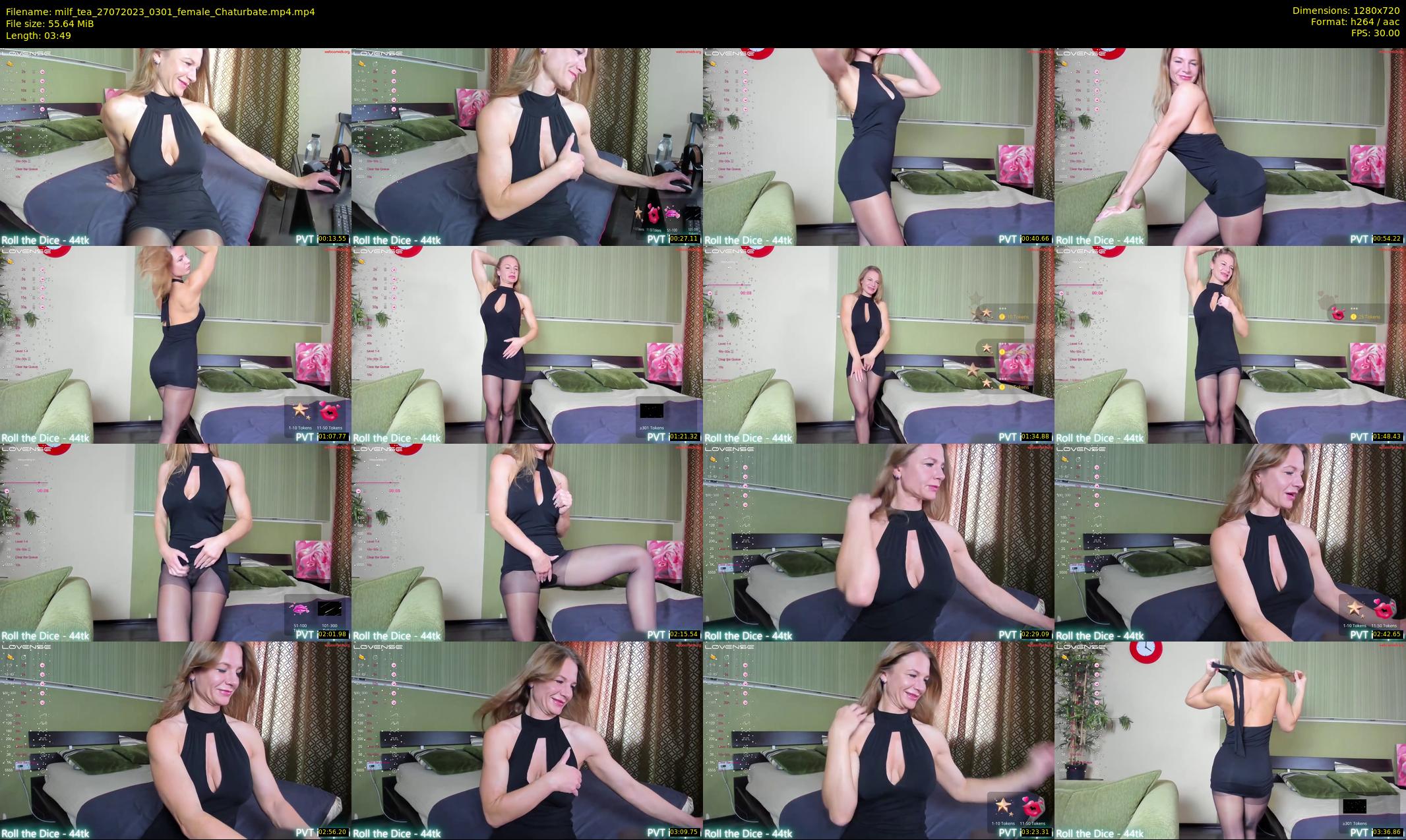 milf_tea — 4 minute Chaturbate female cam show recording, 720p, Jul 27, 2023