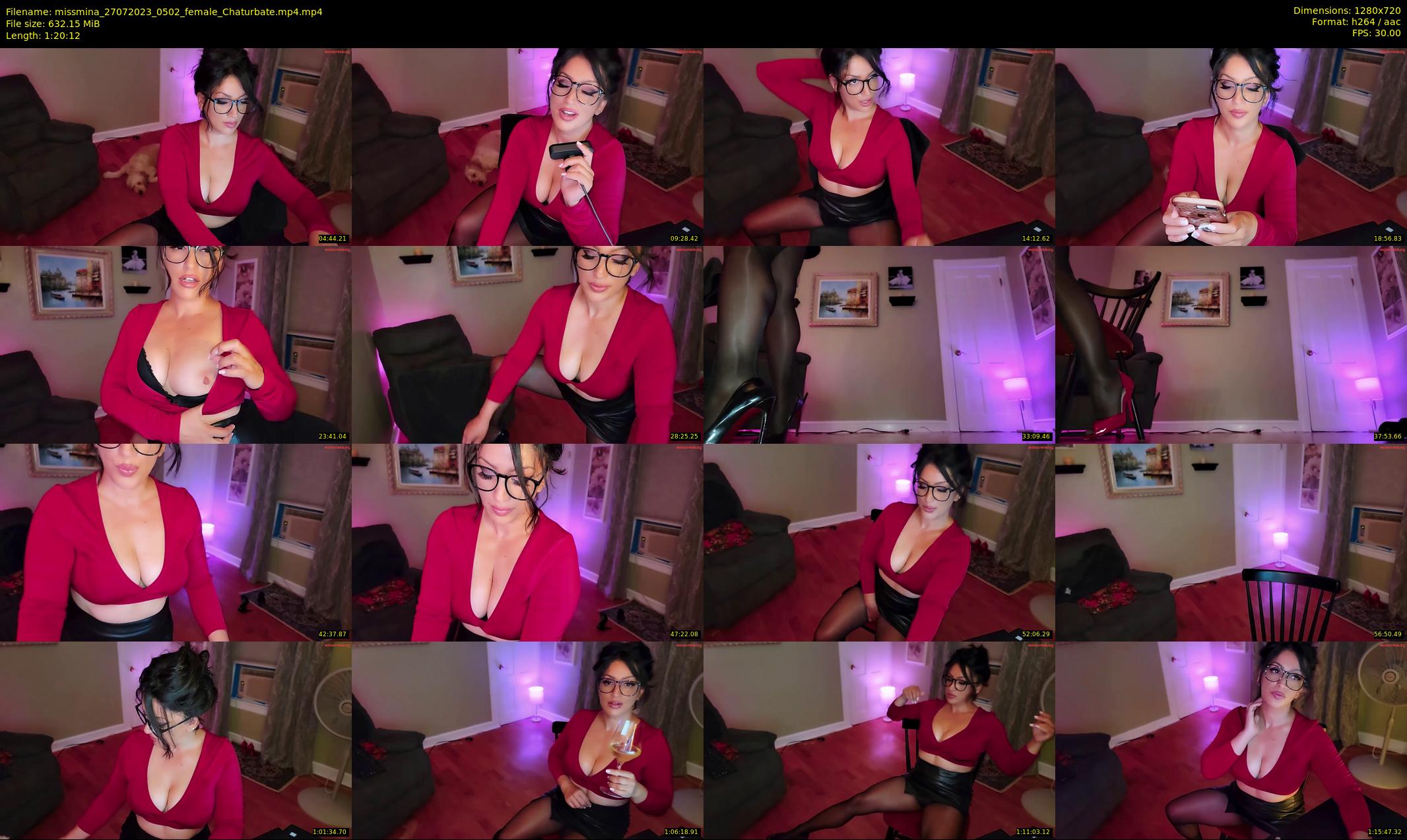 missmina — 81 minute Chaturbate female cam show recording, 720p, Jul 27, 2023