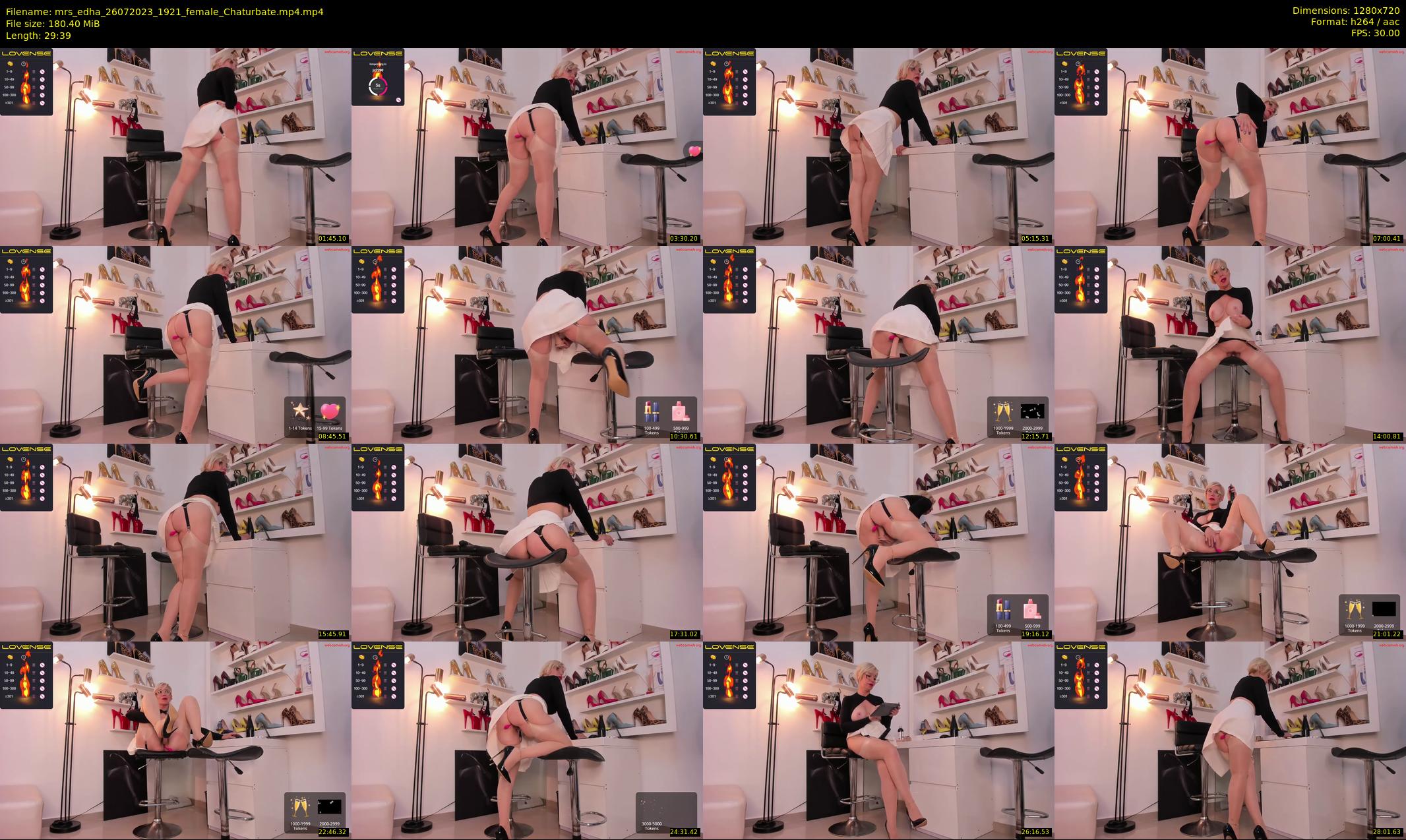 mrs_edha — 30 minute Chaturbate female cam show recording, 720p, Jul 26, 2023