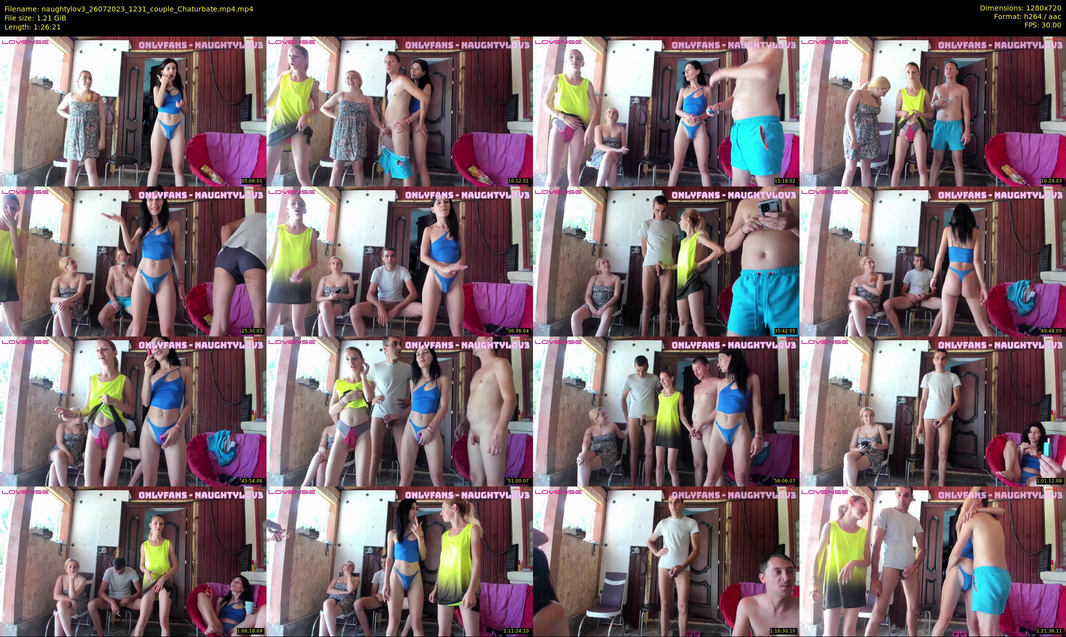 naughtylov3 — 87 minute Chaturbate couple cam show recording, 720p, Jul 26, 2023