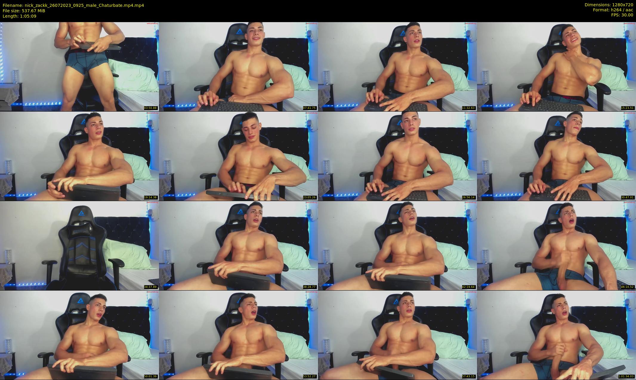 nick_zackk — 66 minute Chaturbate male cam show recording, 720p, Jul 26, 2023