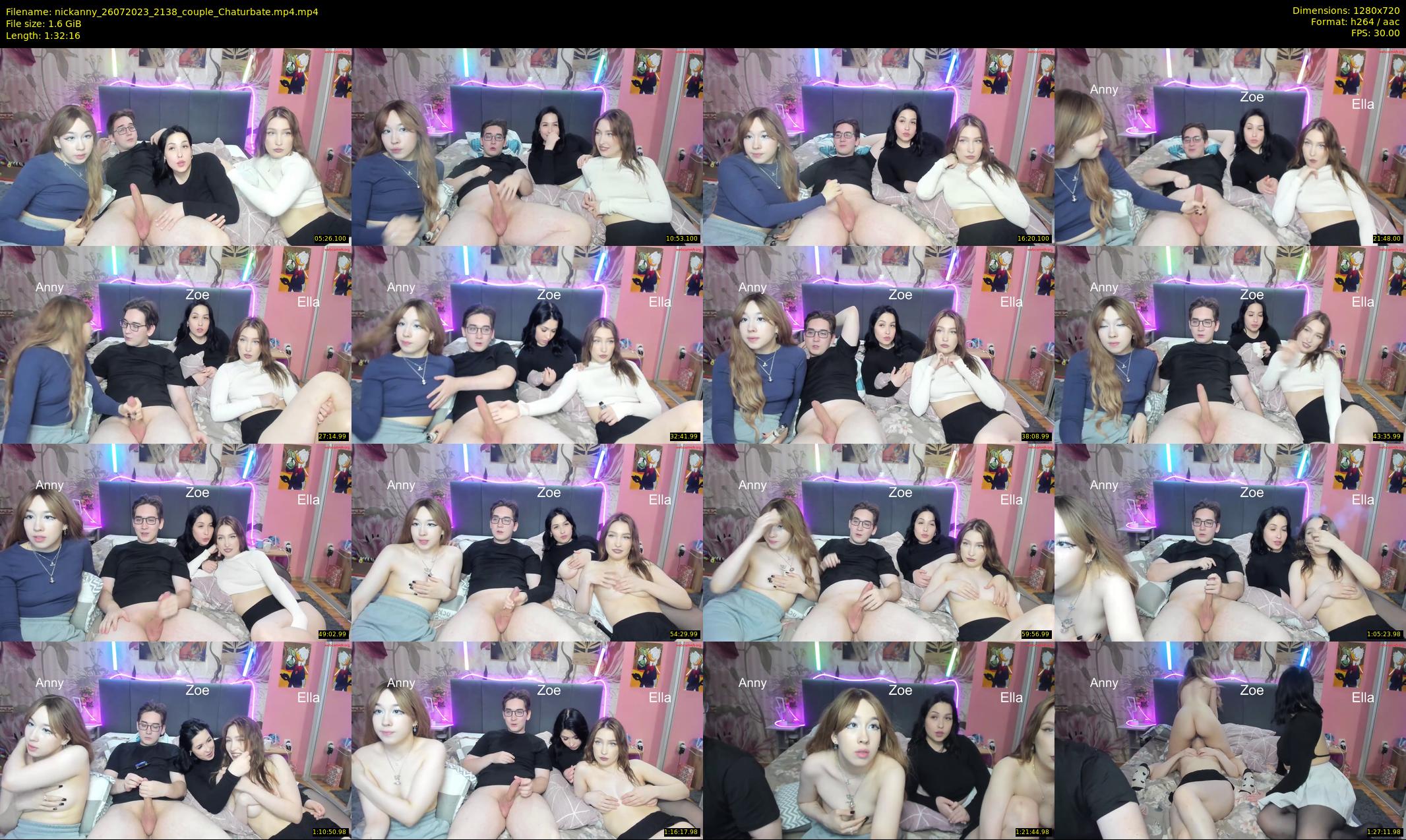 nickanny — 93 minute Chaturbate couple cam show recording, 720p, Jul 26, 2023