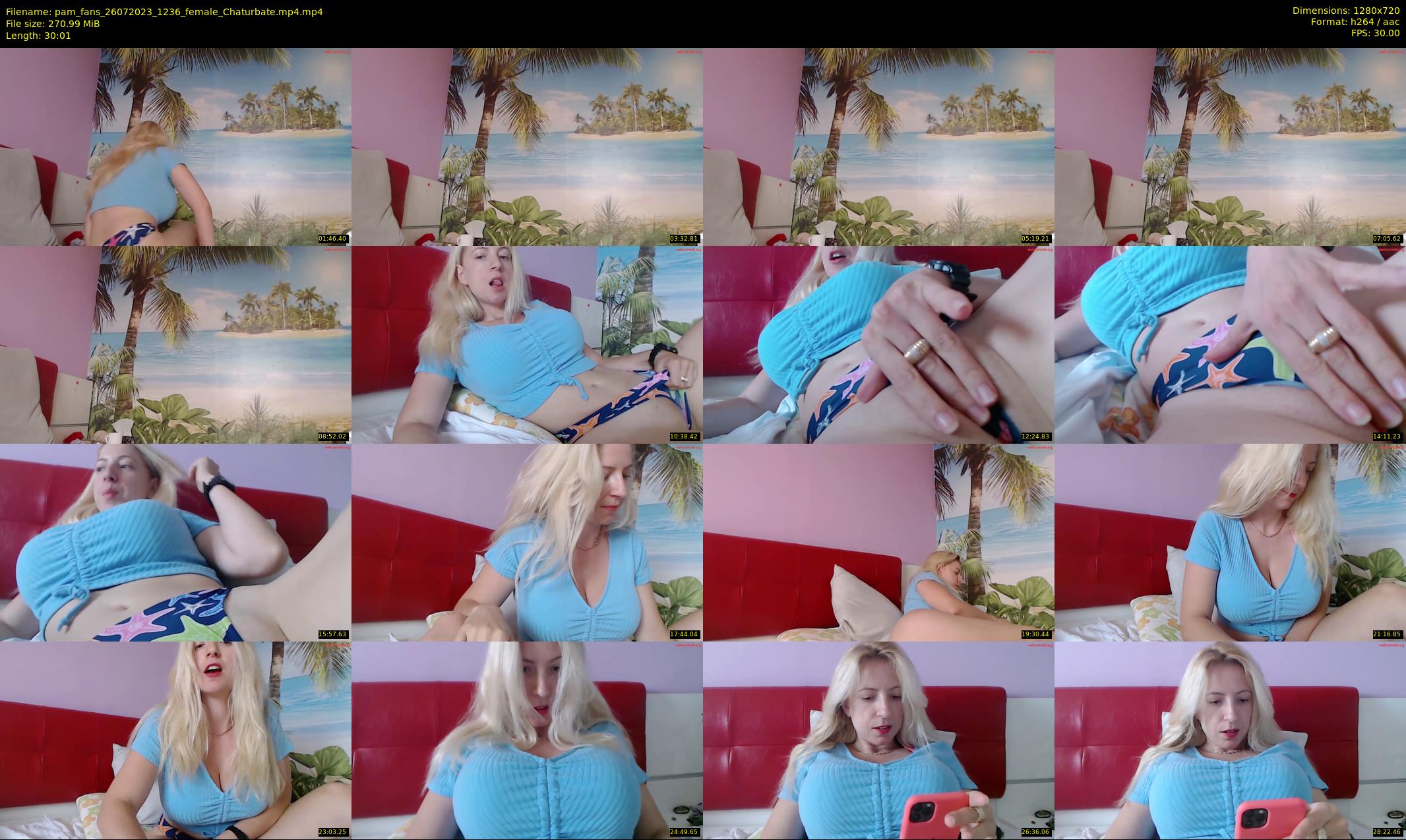 pam_fans — 31 minute Chaturbate female cam show recording, 720p, Jul 26, 2023