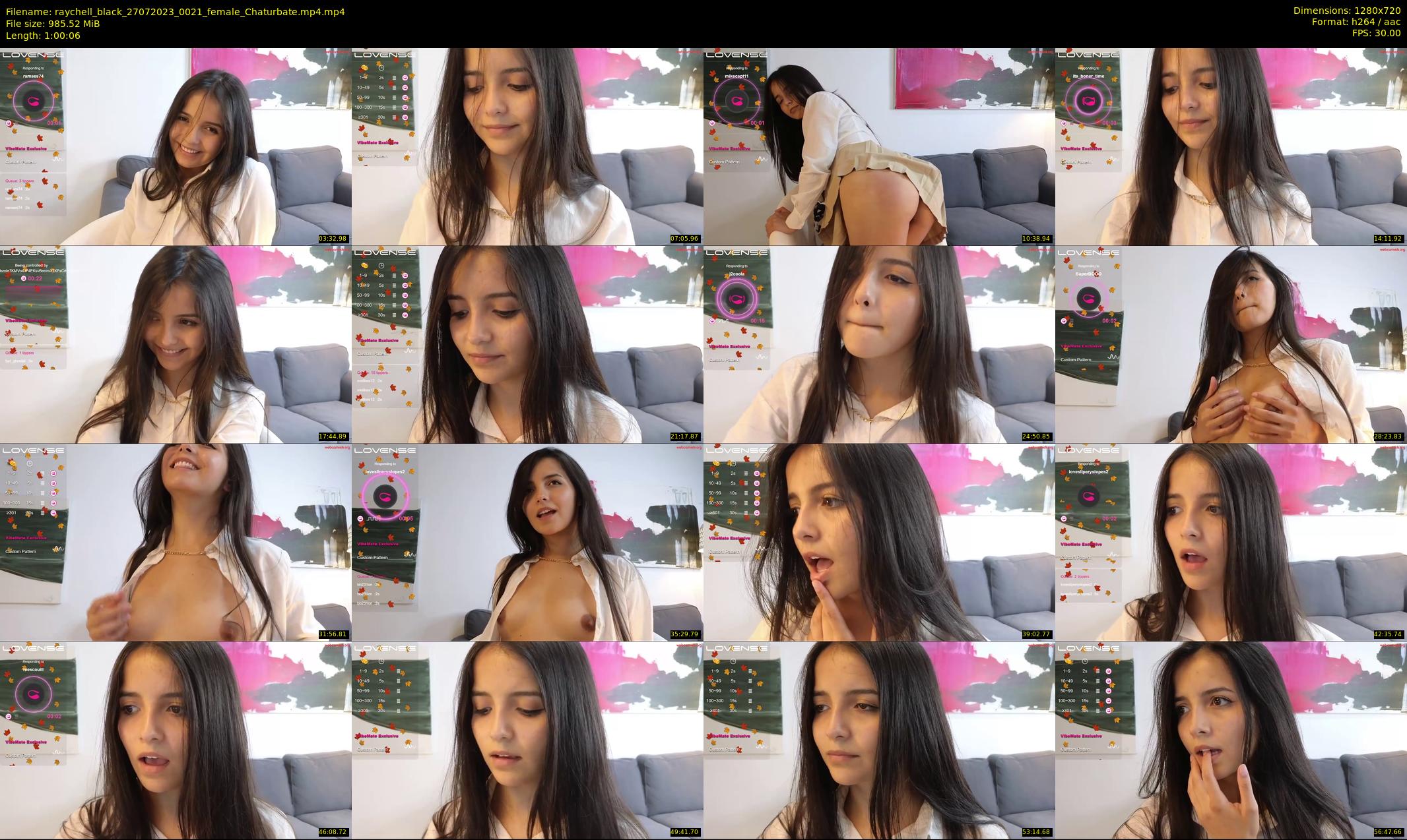 raychell_black — 61 minute Chaturbate female cam show recording, 720p, Jul 27, 2023