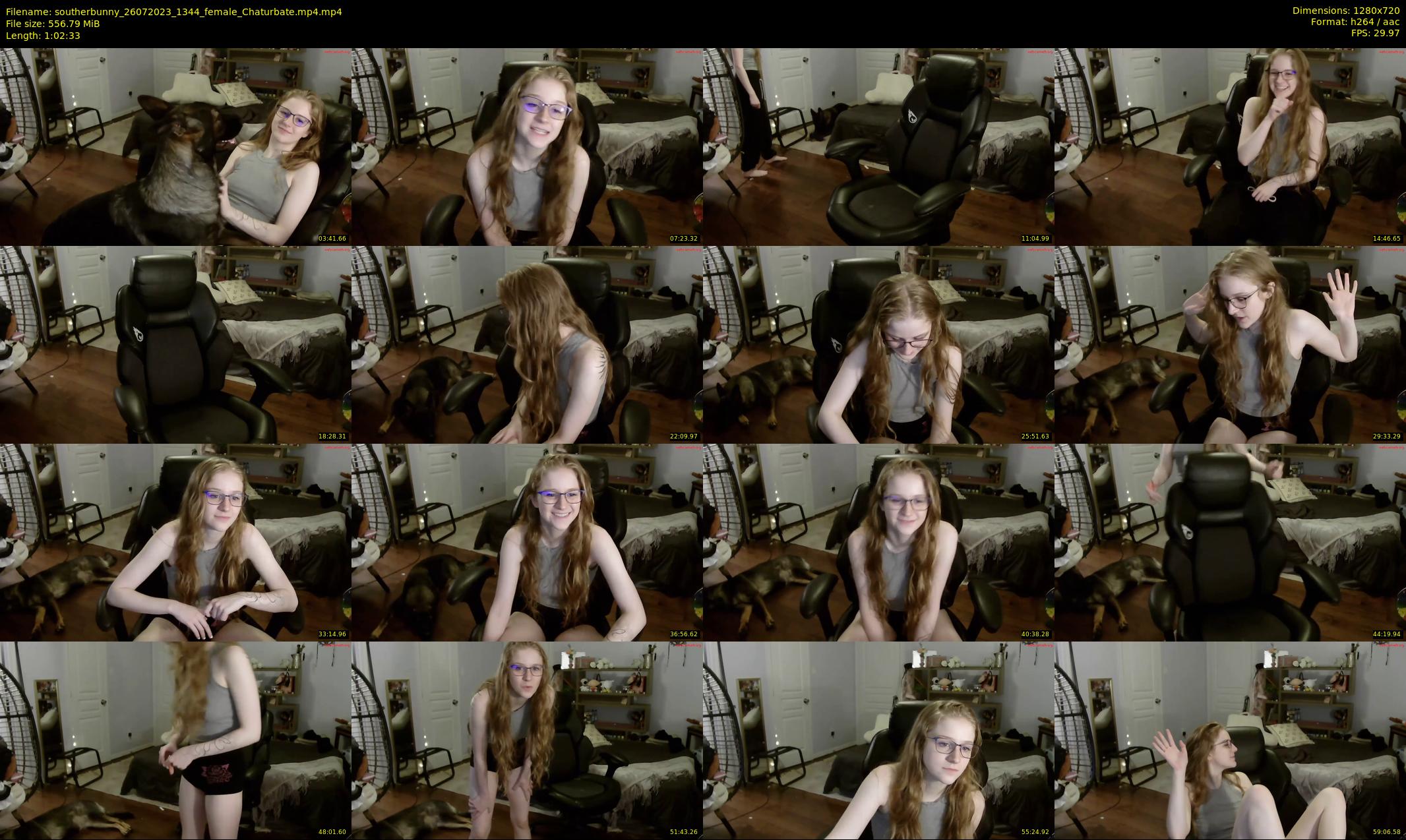 southerbunny — 63 minute Chaturbate female cam show recording, 720p, Jul 26, 2023