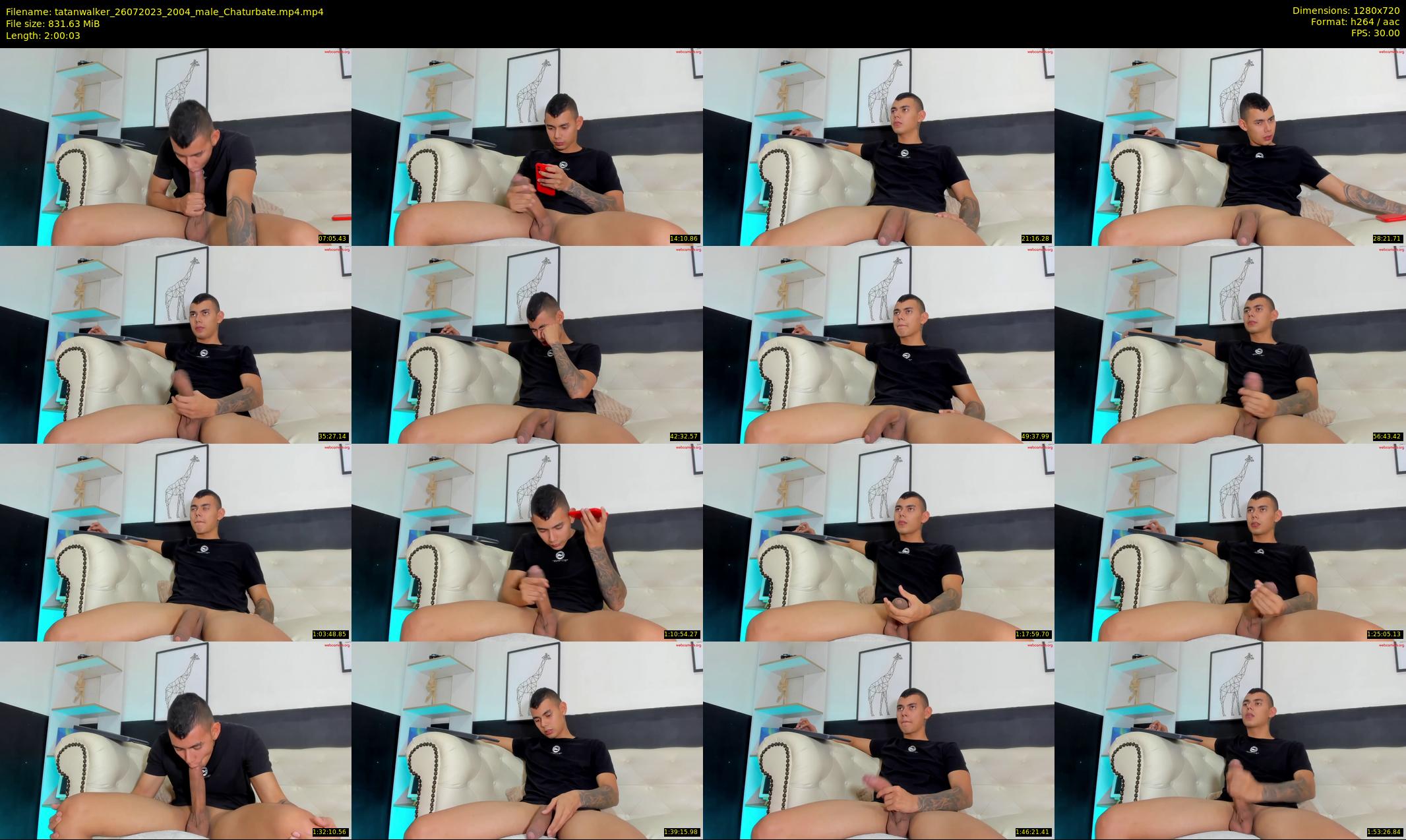 tatanwalker — 121 minute Chaturbate male cam show recording, 720p, Jul 26, 2023