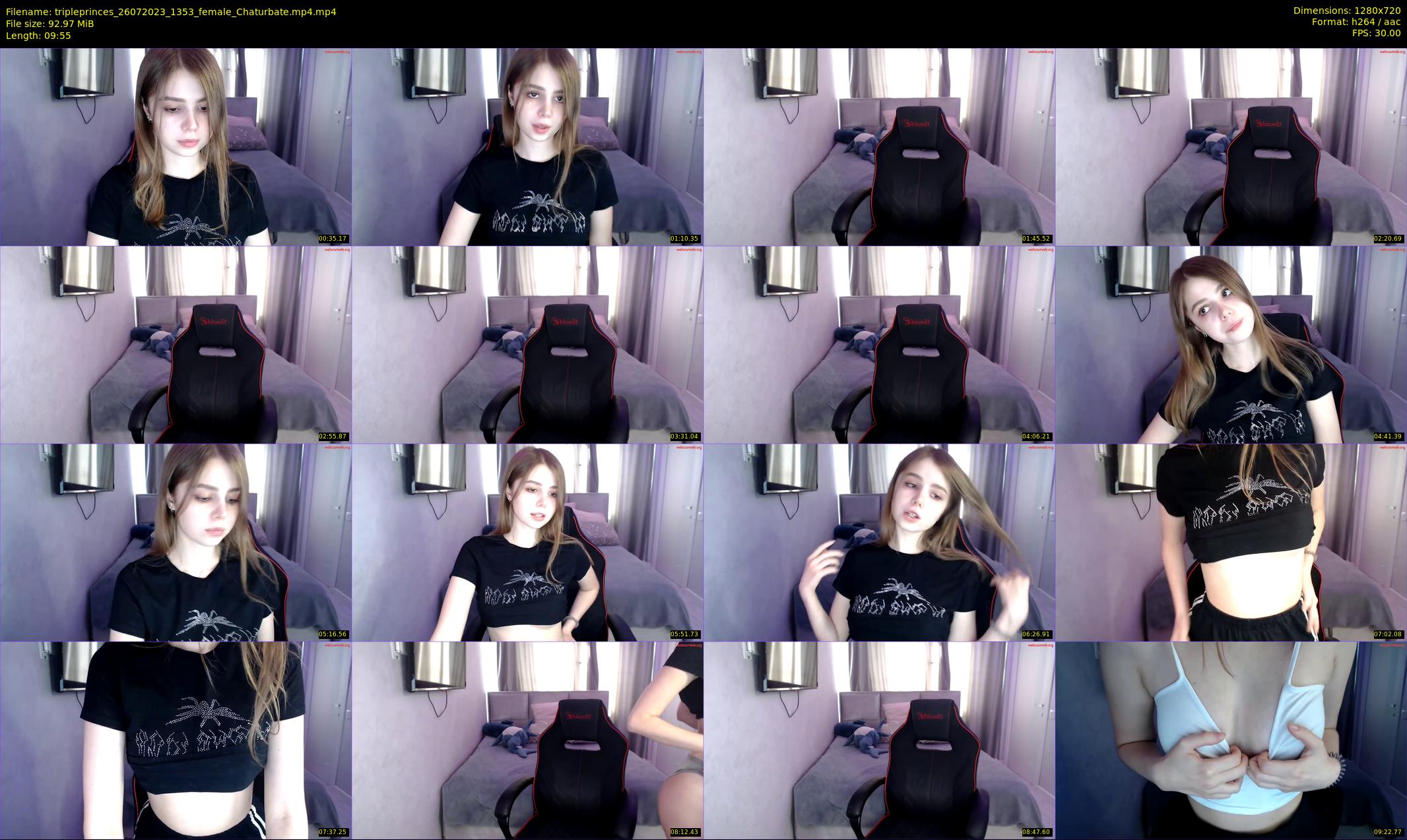 tripleprinces — 10 minute Chaturbate female cam show recording, 720p, Jul 26, 2023