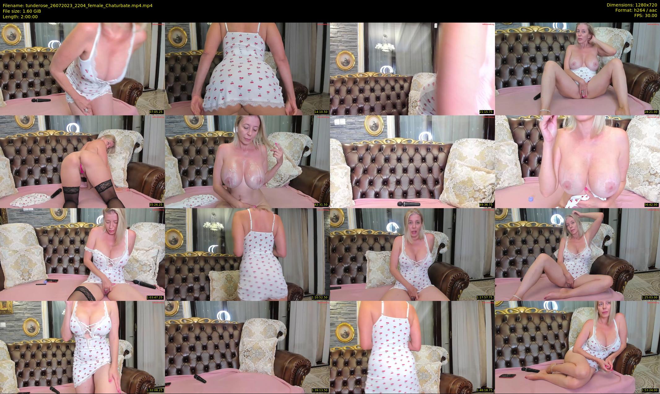 tunderose — 120 minute Chaturbate female cam show recording, 720p, Jul 26, 2023