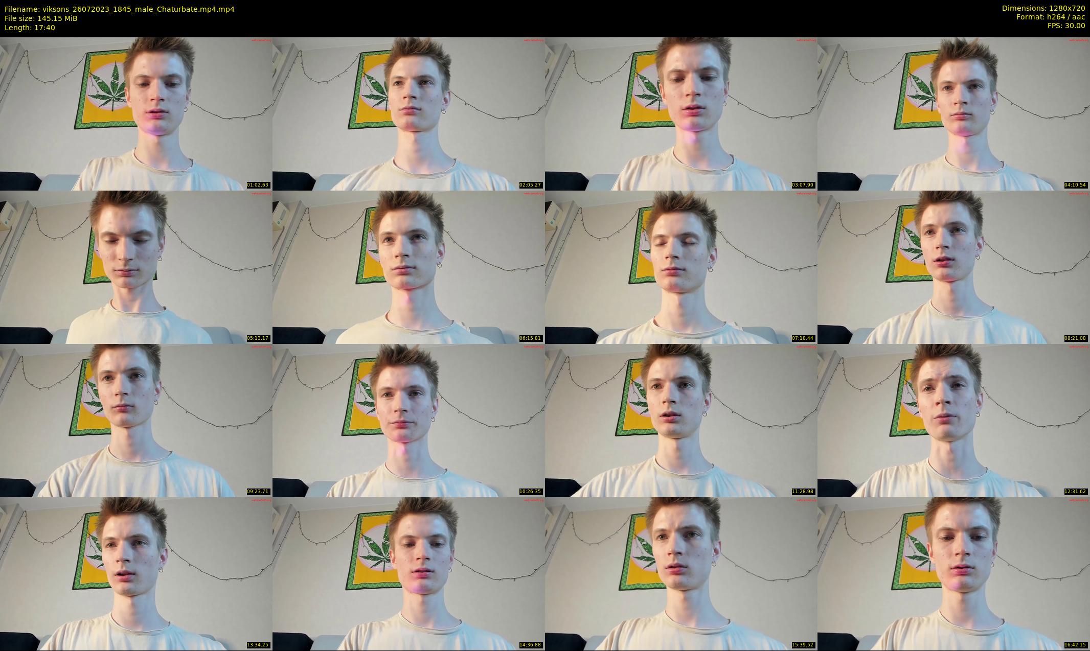 viksons — 18 minute Chaturbate male cam show recording, 720p, Jul 26, 2023