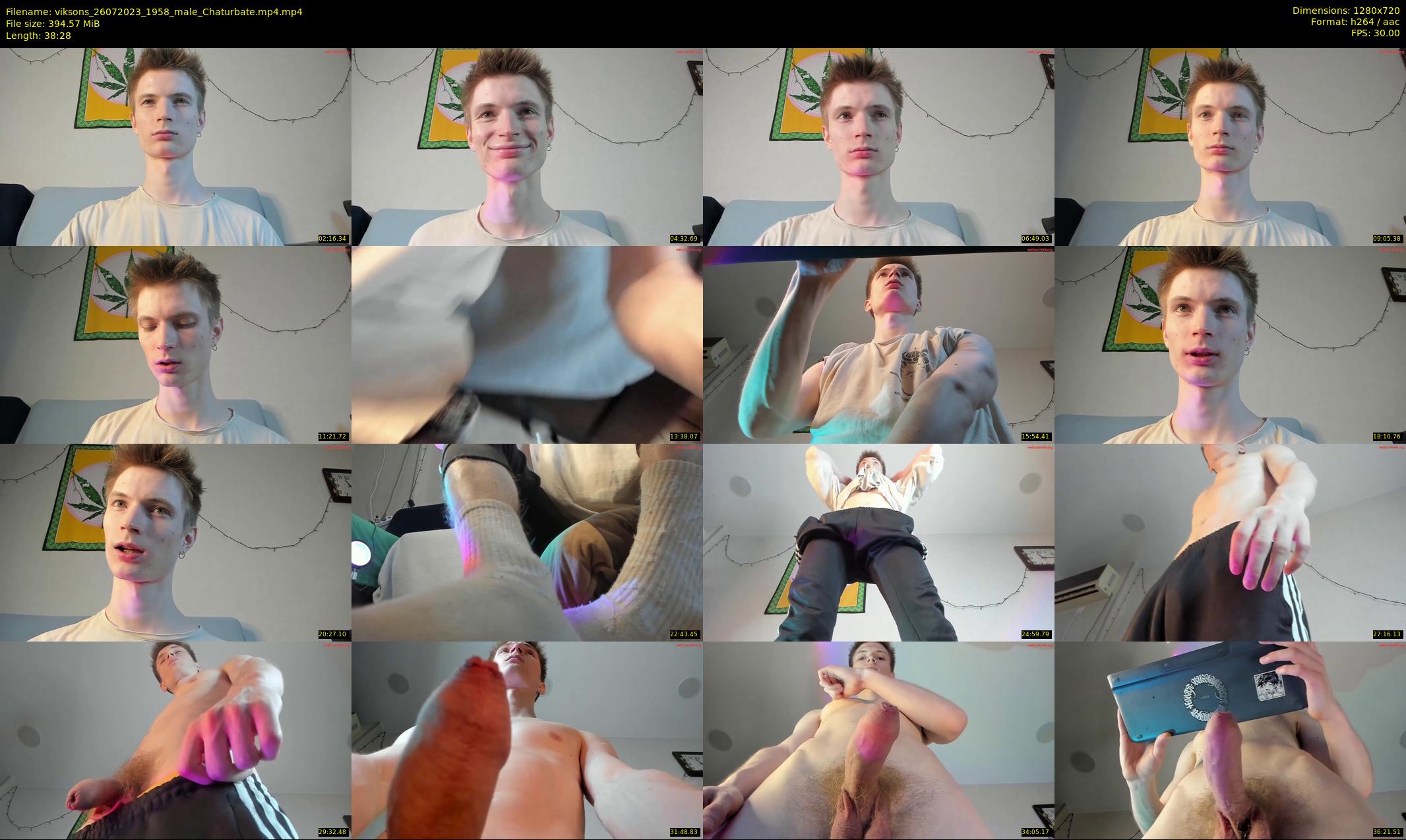 viksons — 39 minute Chaturbate male cam show recording, 720p, Jul 26, 2023