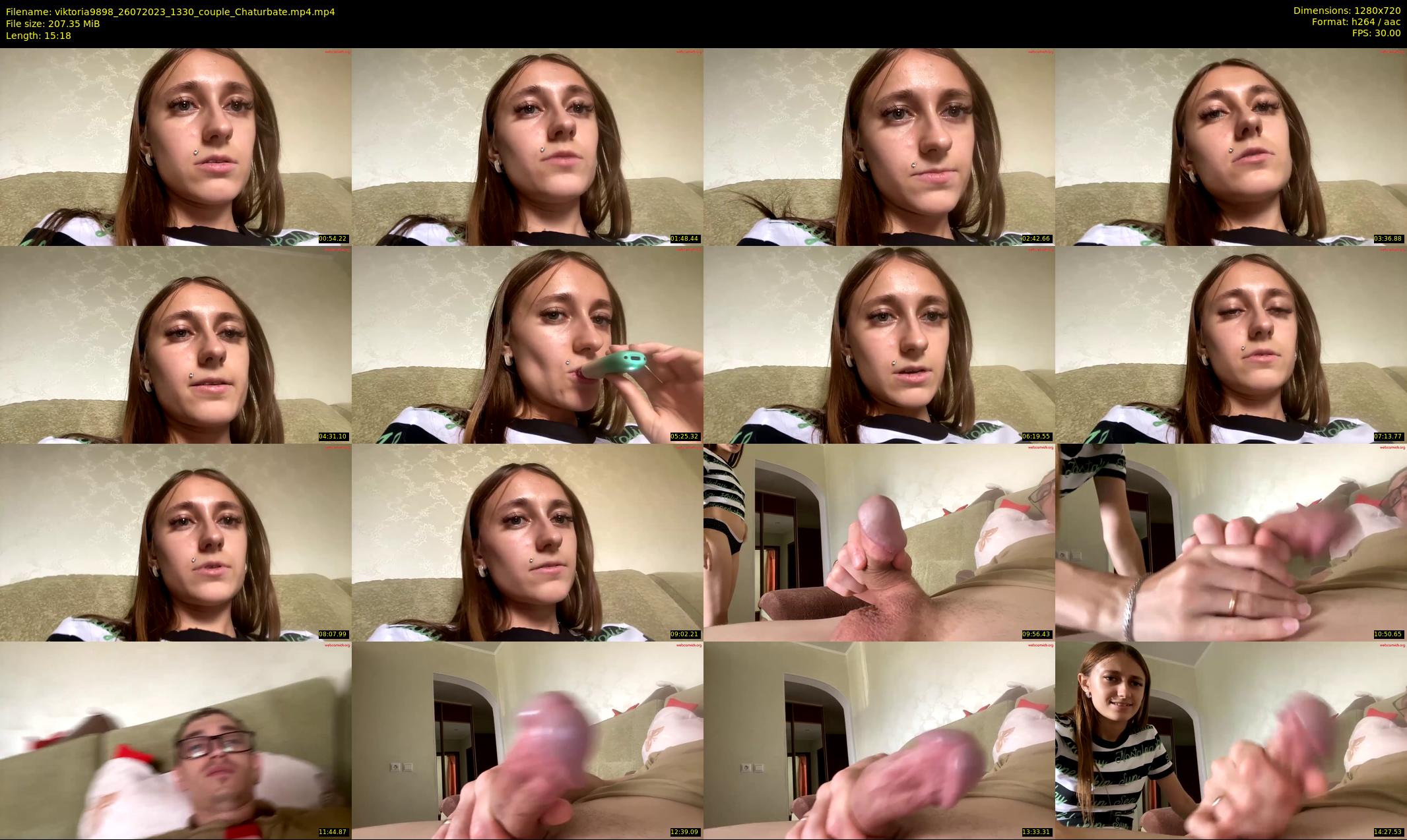 viktoria9898 — 16 minute Chaturbate couple cam show recording, 720p, Jul 26, 2023