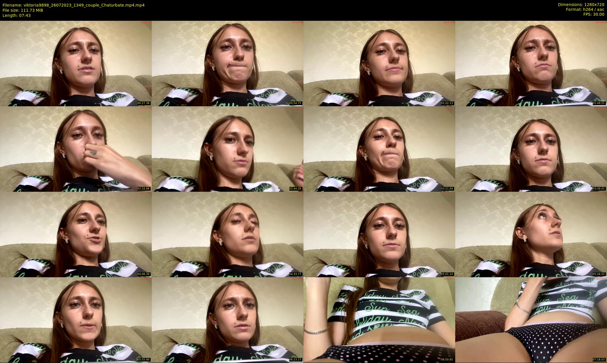 viktoria9898 — 8 minute Chaturbate couple cam show recording, 720p, Jul 26, 2023