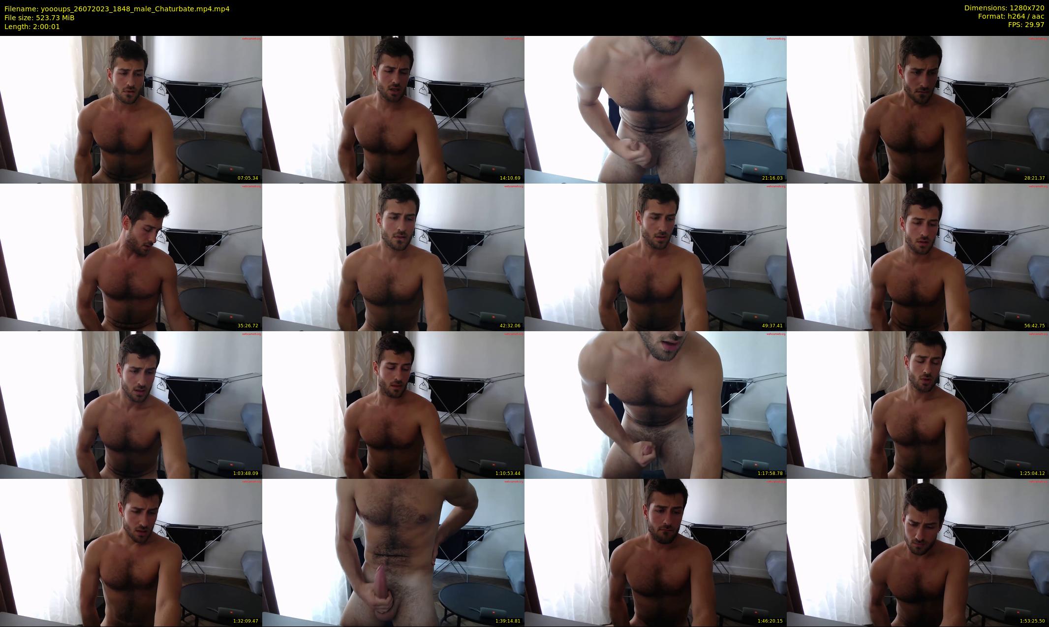 yoooups — 121 minute Chaturbate male cam show recording, 720p, Jul 26, 2023