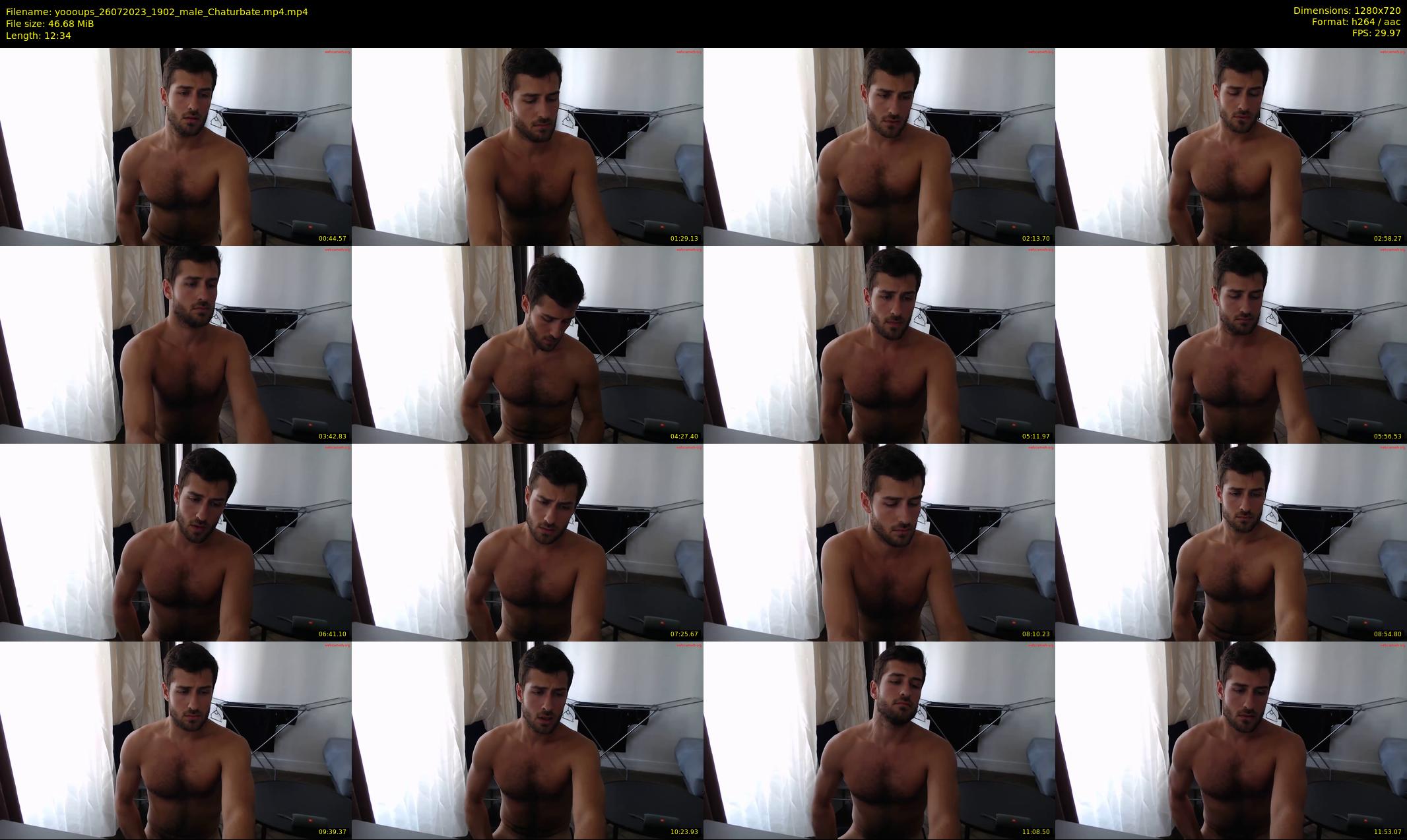 yoooups — 13 minute Chaturbate male cam show recording, 720p, Jul 26, 2023