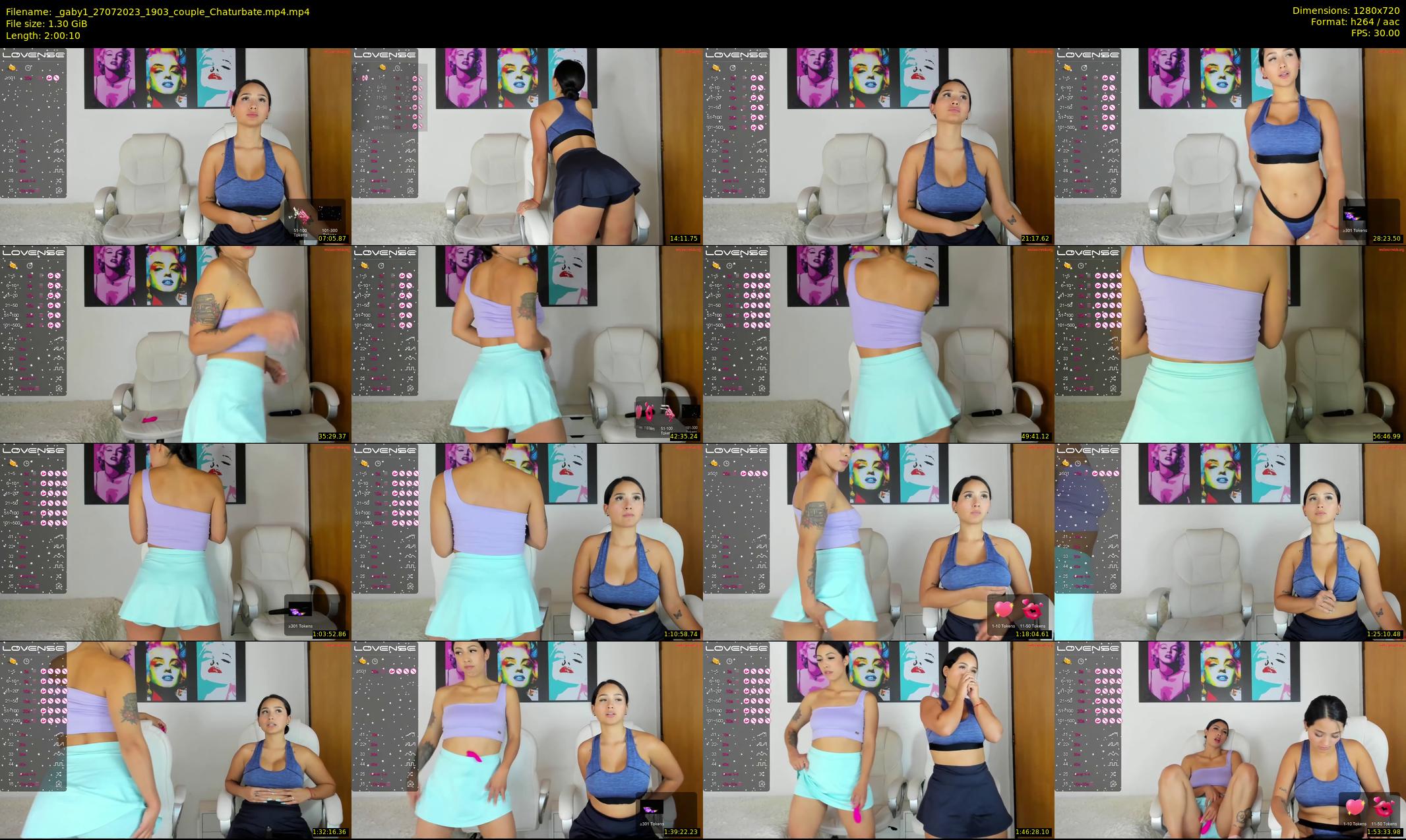 _gaby1 — 121 minute Chaturbate female cam show recording, 720p, Jul 27, 2023