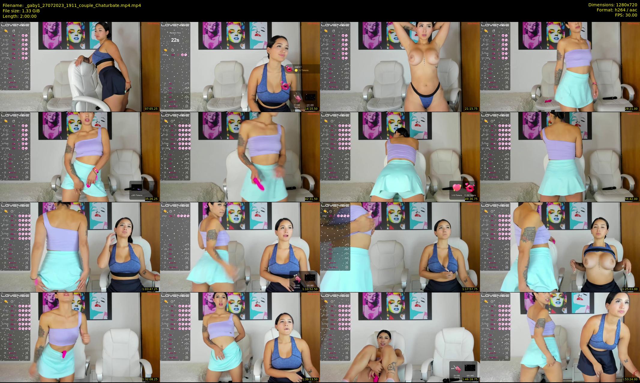 _gaby1 — 120 minute Chaturbate female cam show recording, 720p, Jul 27, 2023