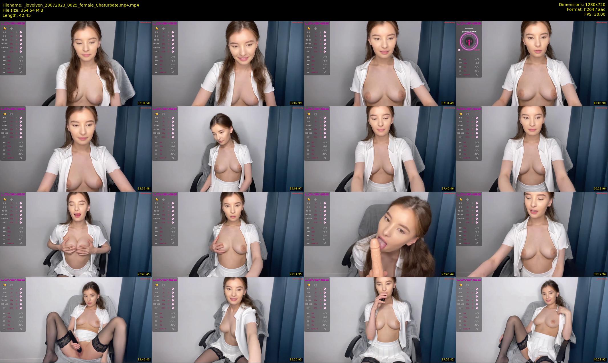 _lovelyen — 43 minute Chaturbate female cam show recording, 720p, Jul 28, 2023