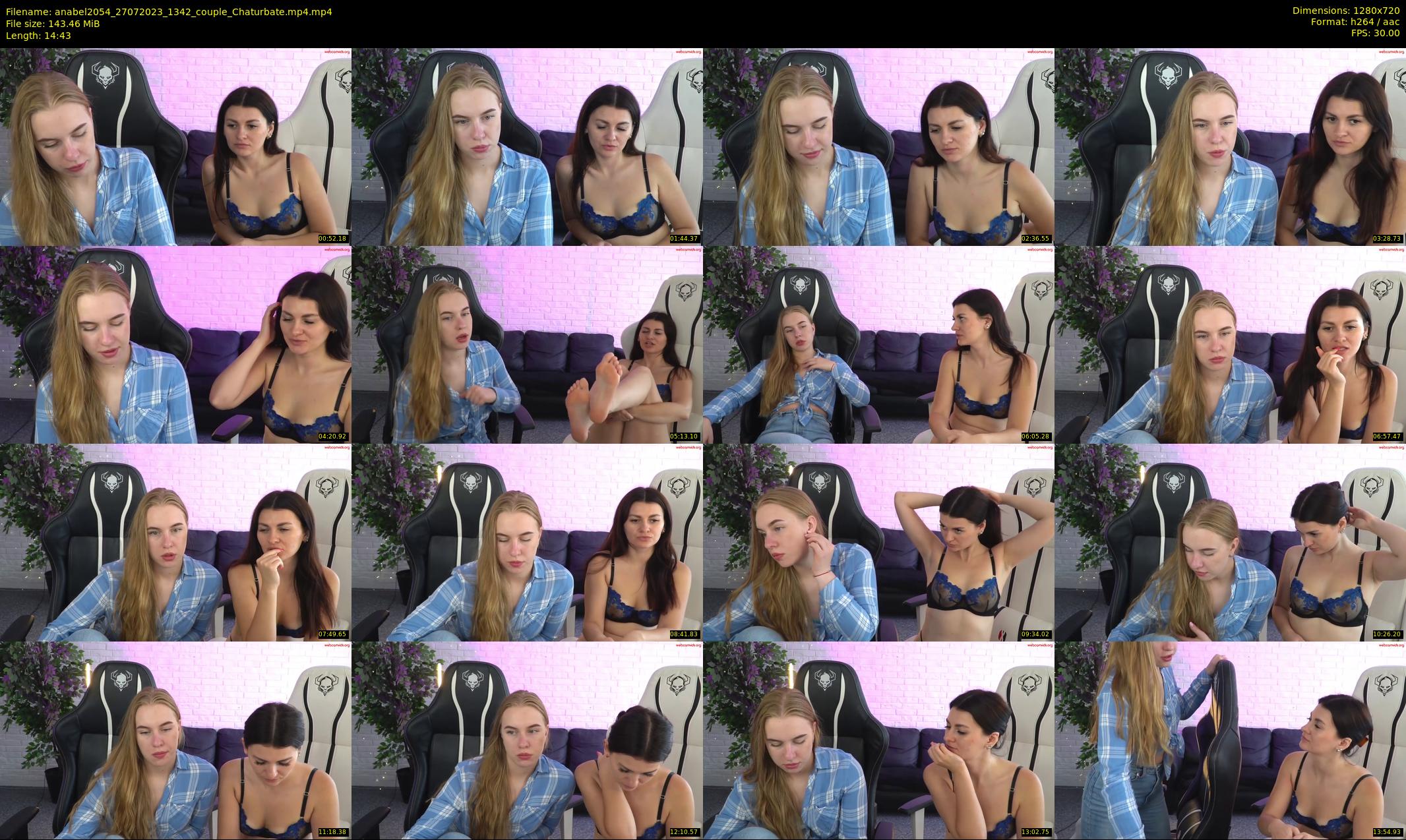 anabel2054 — 15 minute Chaturbate female cam show recording, 720p, Jul 27, 2023