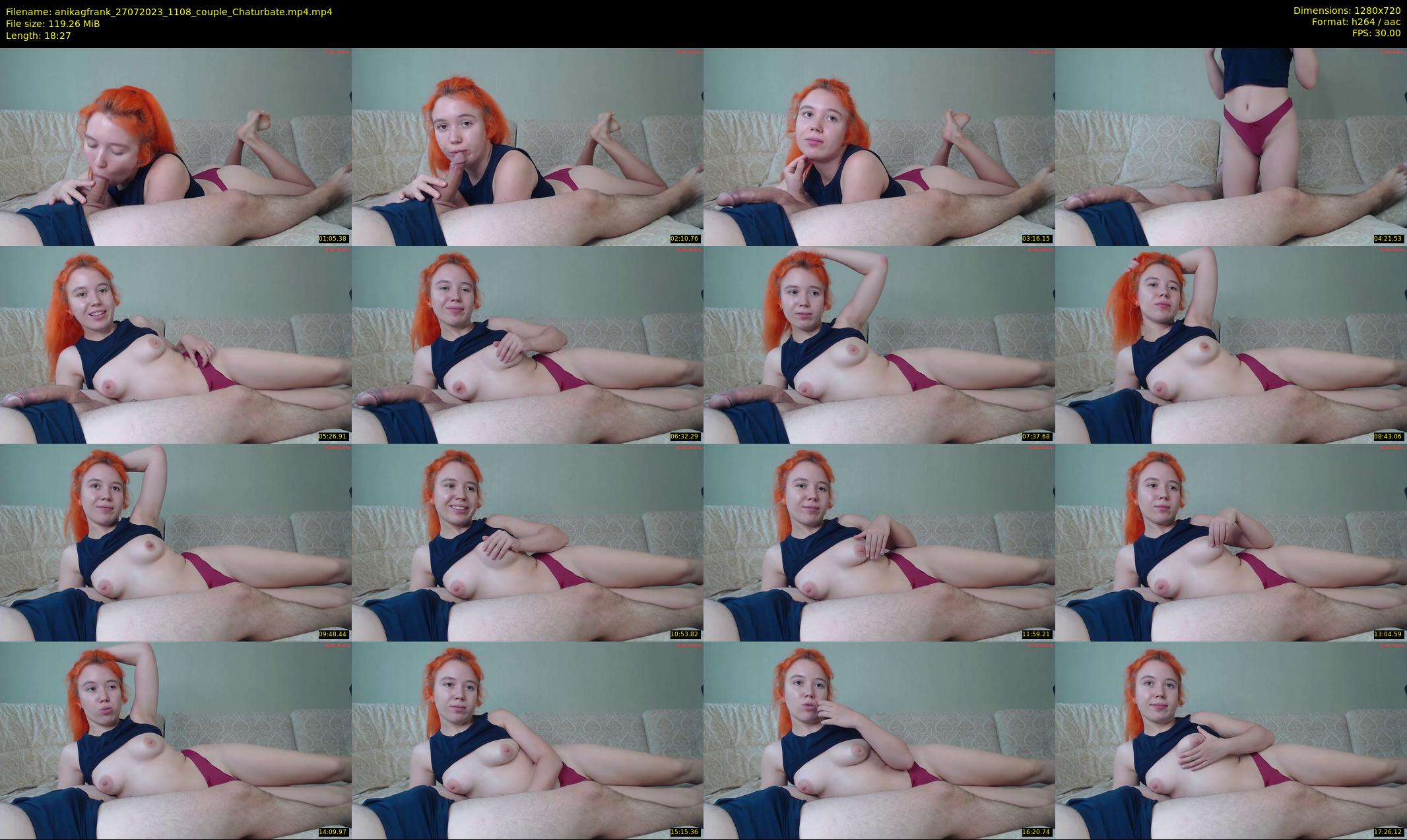 anikagfrank — 19 minute Chaturbate couple cam show recording, 720p, Jul 27, 2023