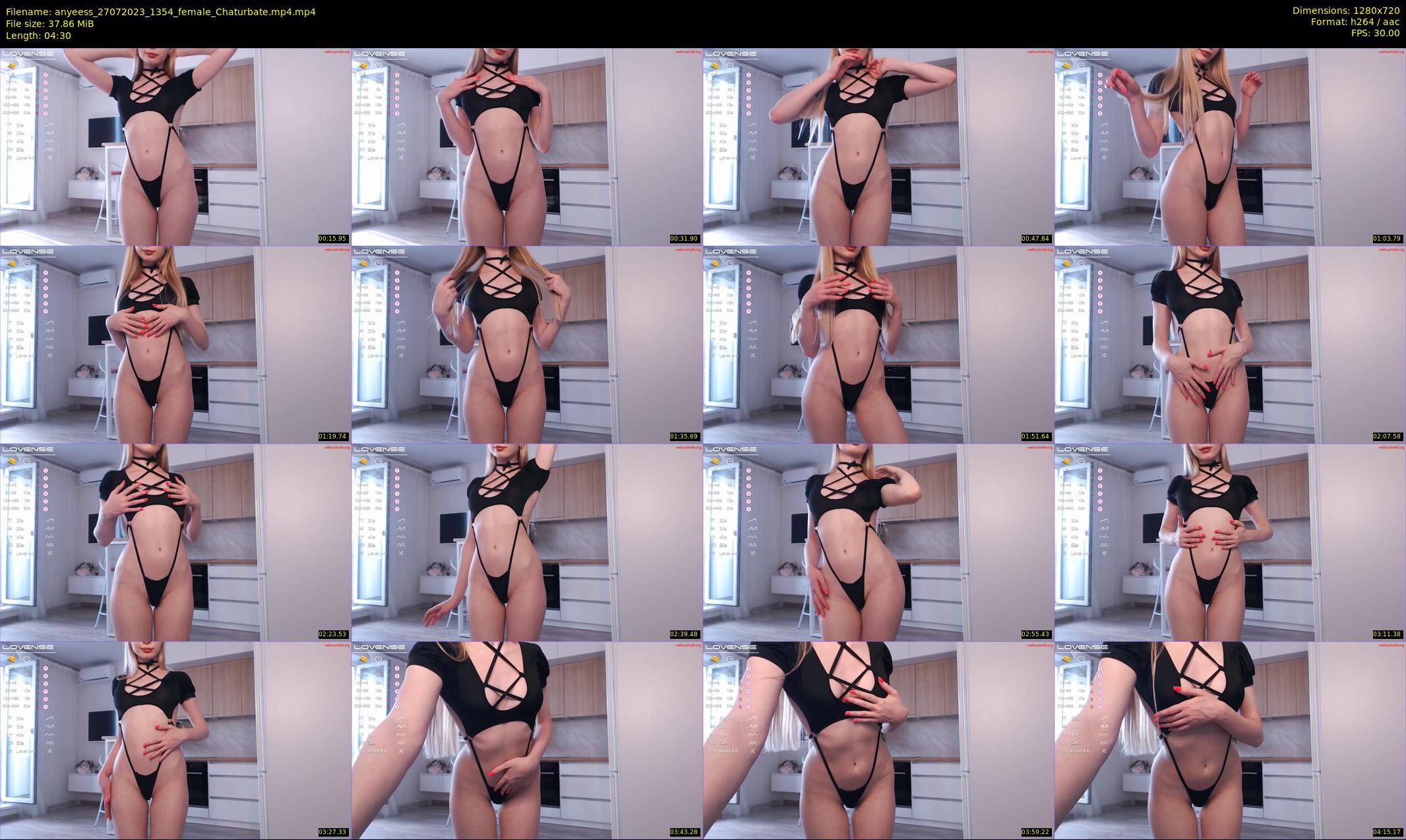 anyeess — 5 minute Chaturbate female cam show recording, 720p, Jul 27, 2023